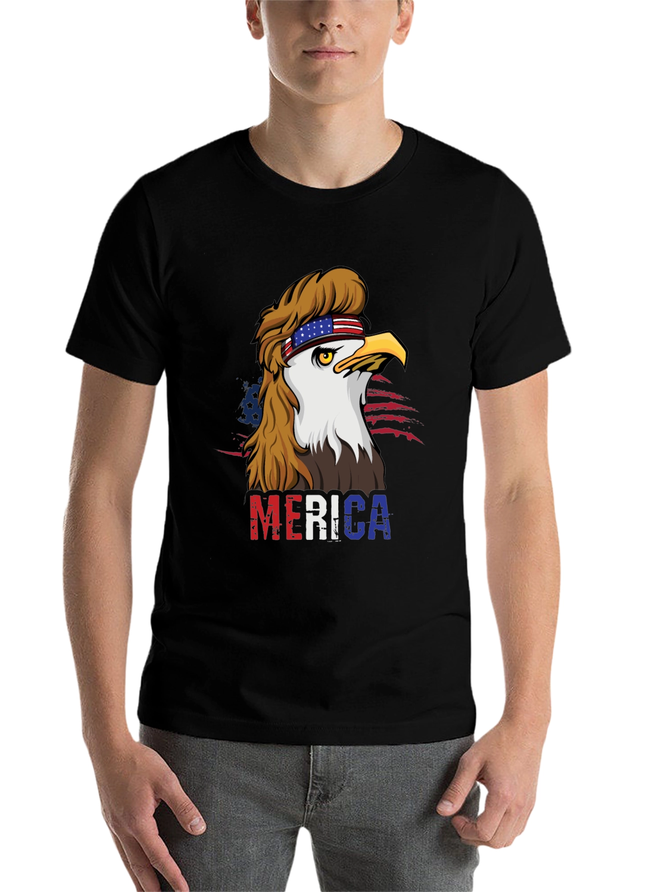 Patriotic Eagle 'Merica T-Shirt - 7