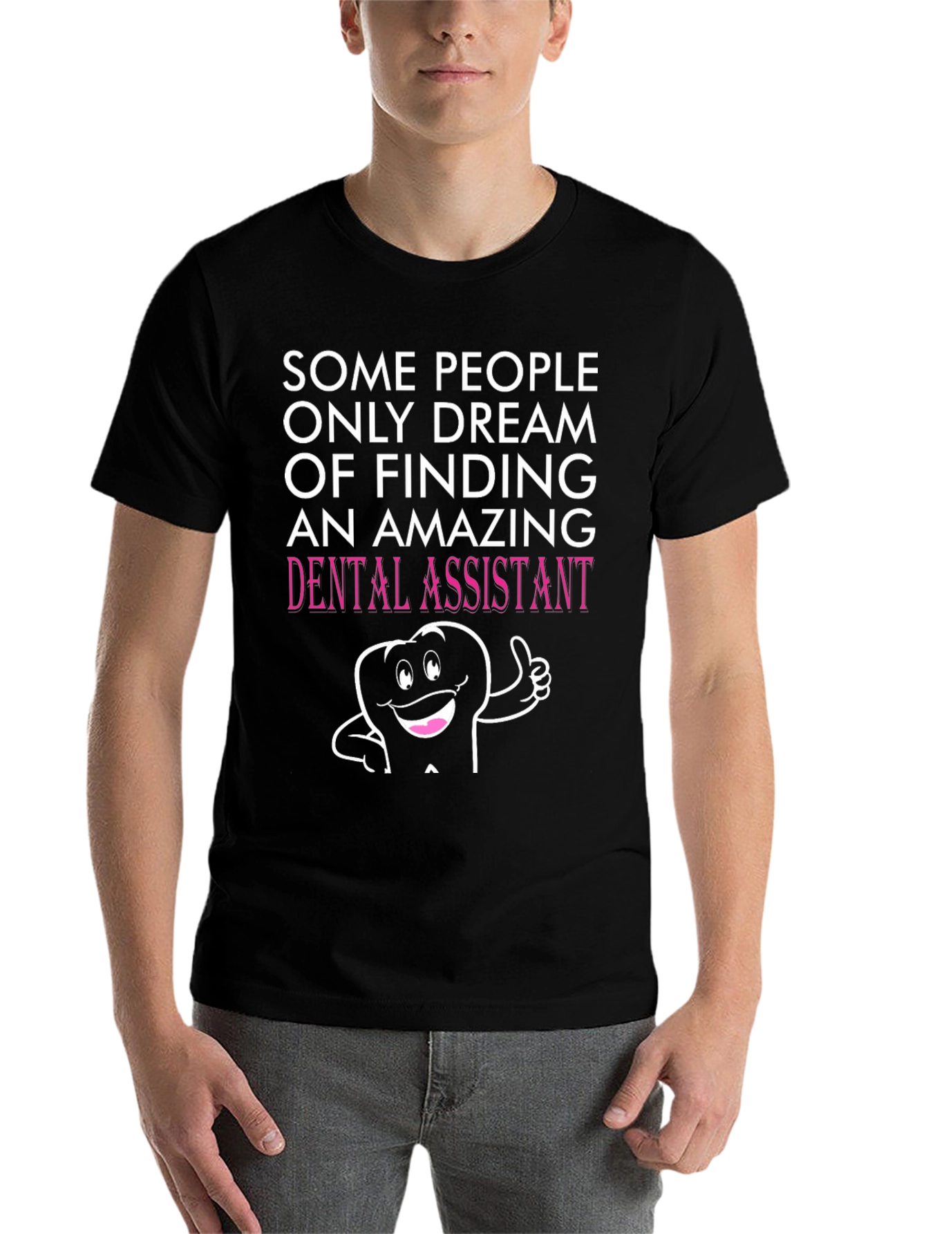 Black Dental Assistant T-Shirt - Amazing Gift view 7