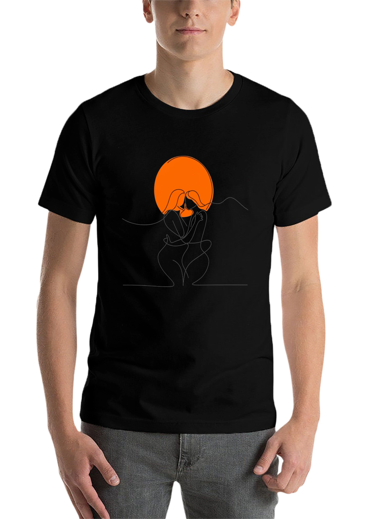 Black Mountain Silhouette T-Shirt view 7