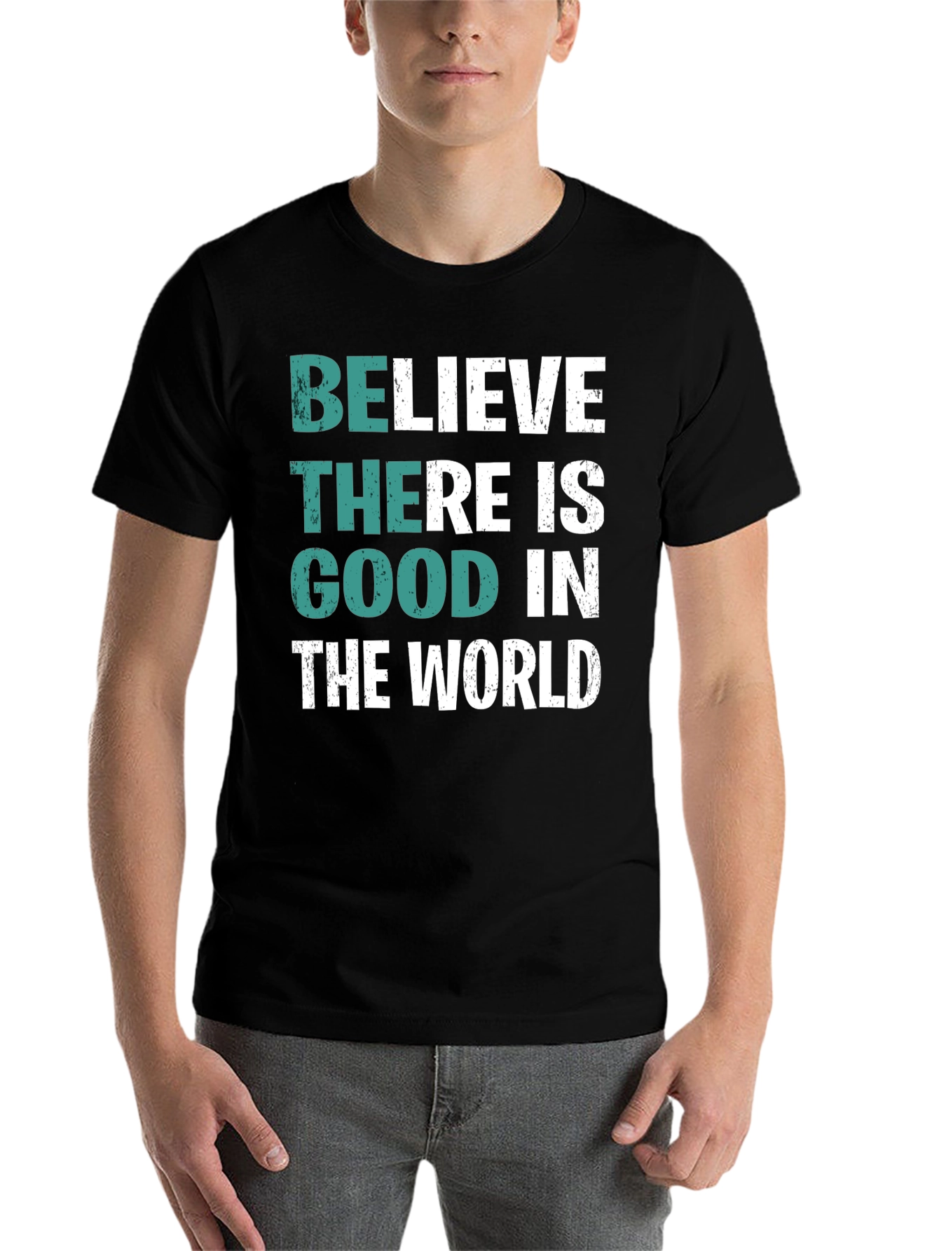 Black Believe There is Good T-Shirt view 7