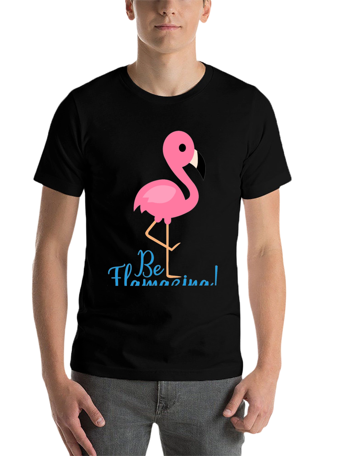 Be Flamazing T-Shirt - Fun Flamingo Graphic Tee - 7