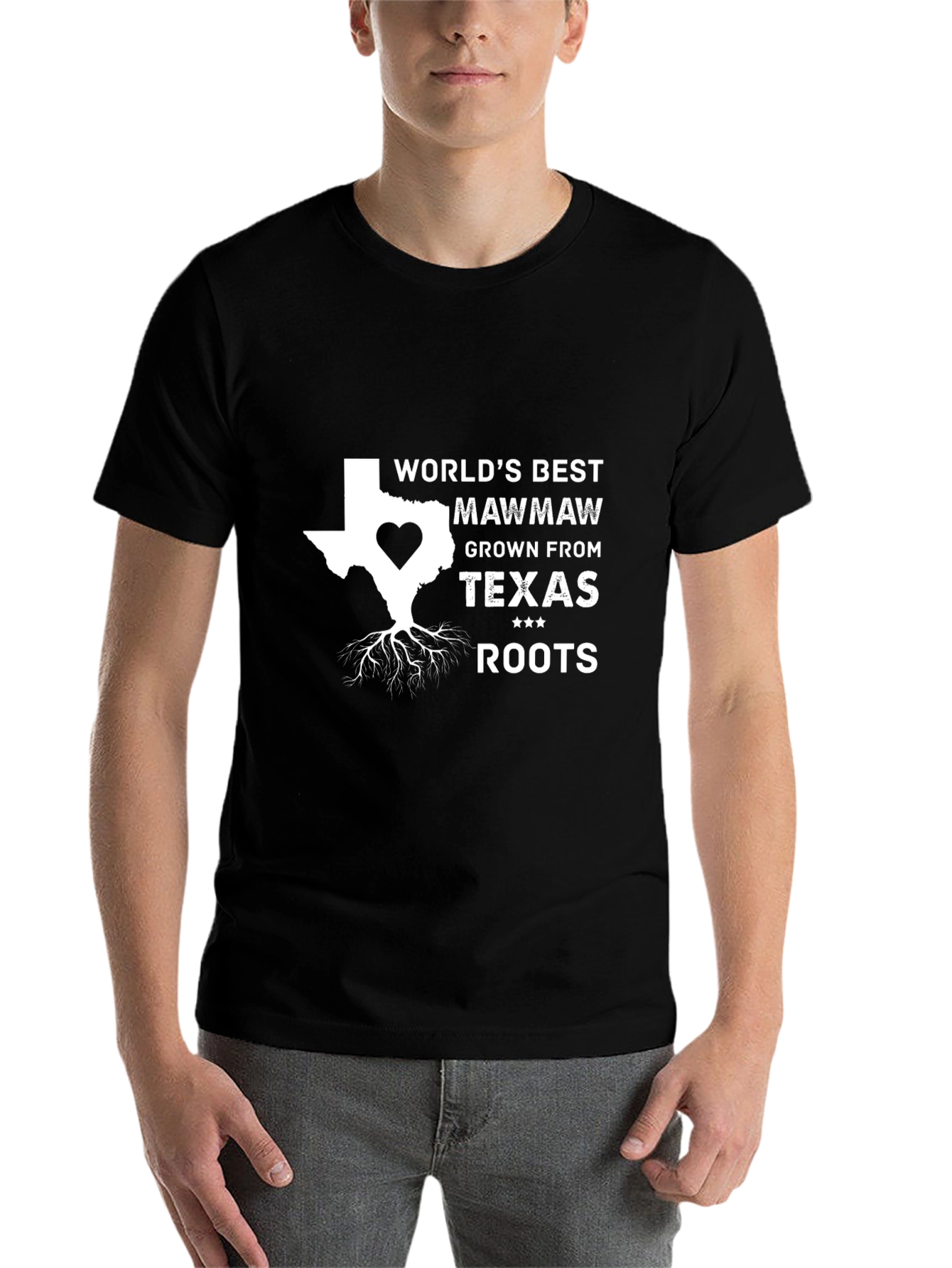 World's Best Mawmaw Texas Roots T-Shirt - 7