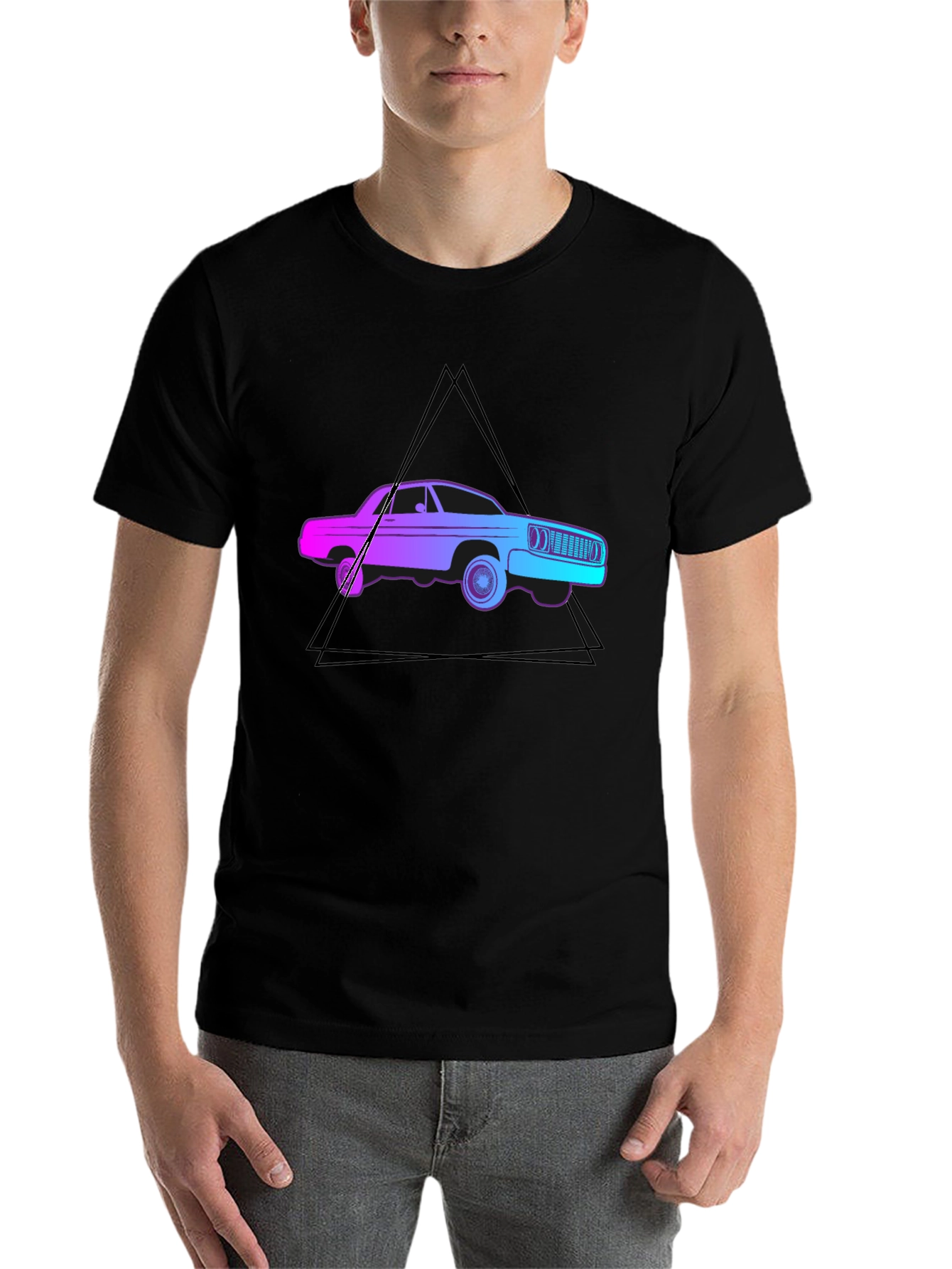 Retro Car Graphic Tee - 7