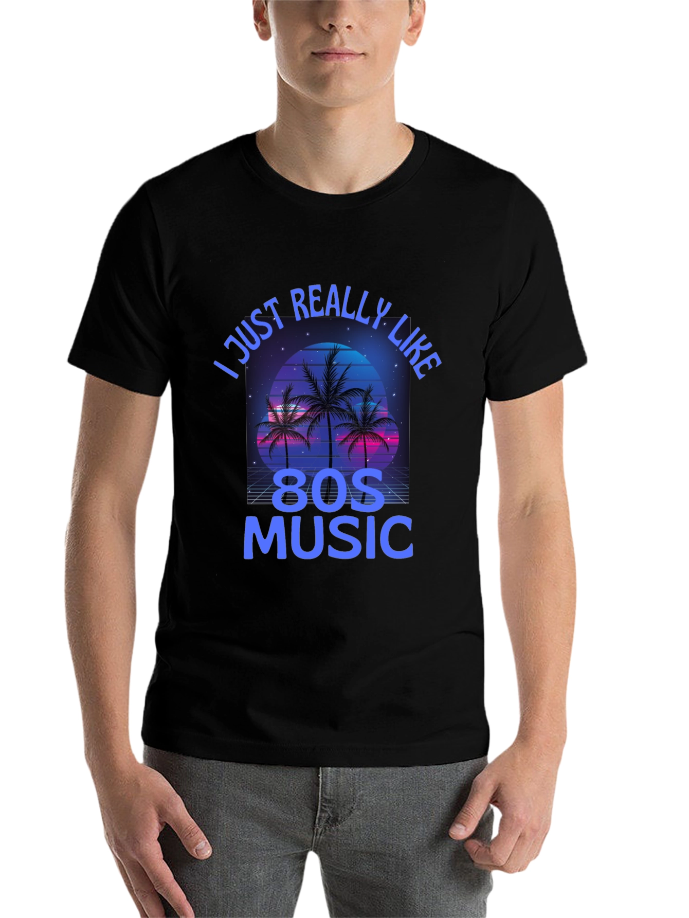 Retro 80s Music Graphic Tee - Nostalgic Vibes - 7