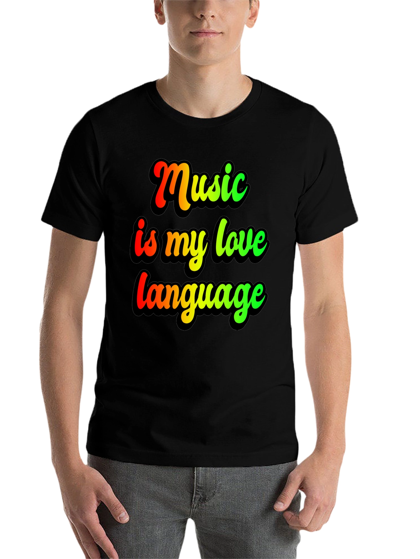 Music is My Love Language T-Shirt - 7