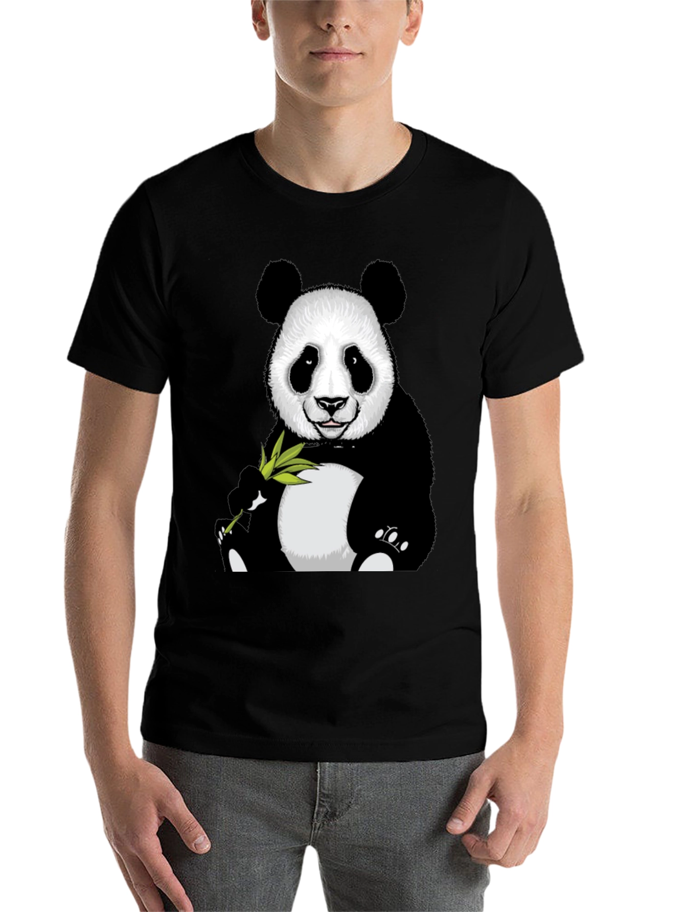 Black Panda Graphic T-Shirt - Cute Animal Tee view 7