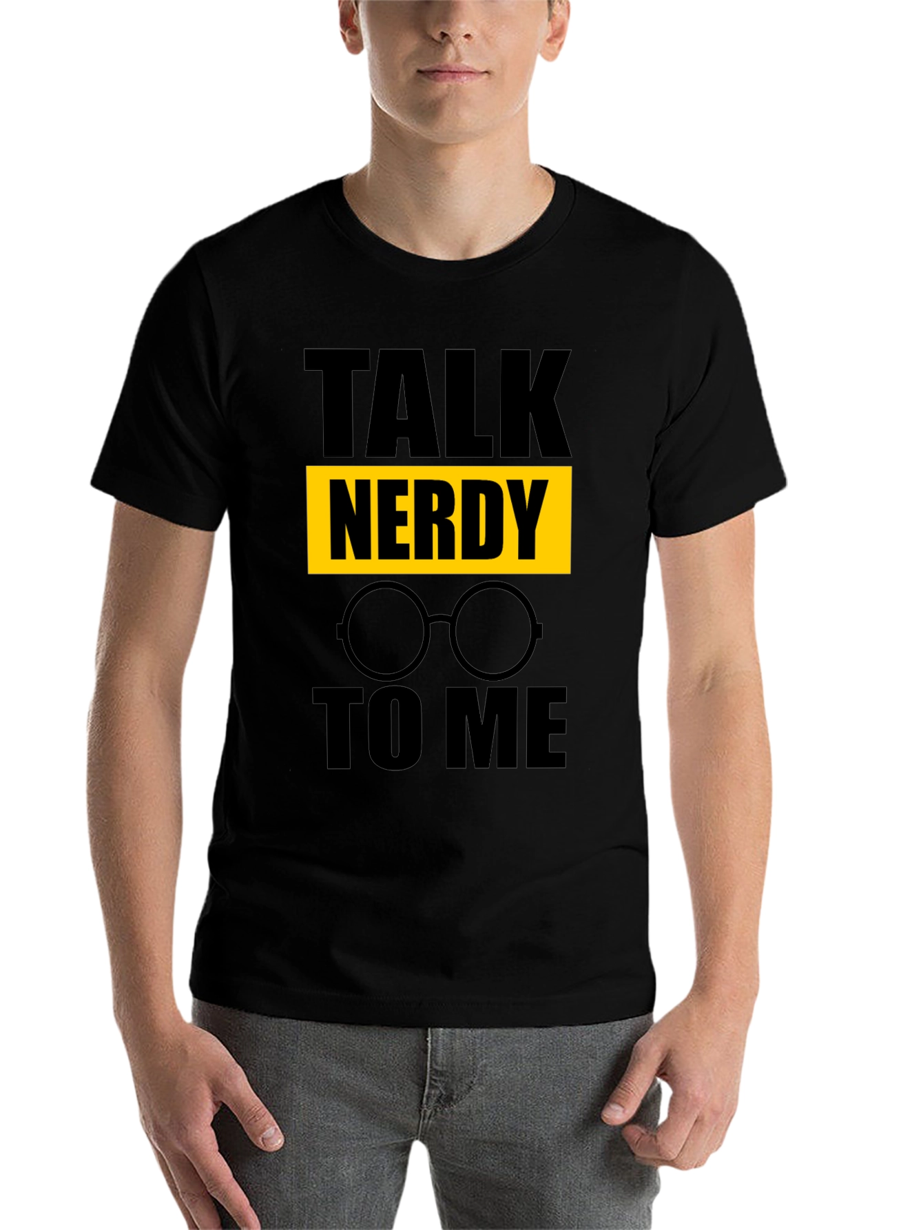Black Talk Nerdy To Me T-Shirt - Geek Chic view 7