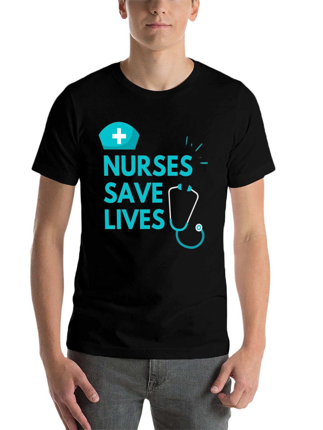 Black Nurses Save Lives Graphic Tee view 7