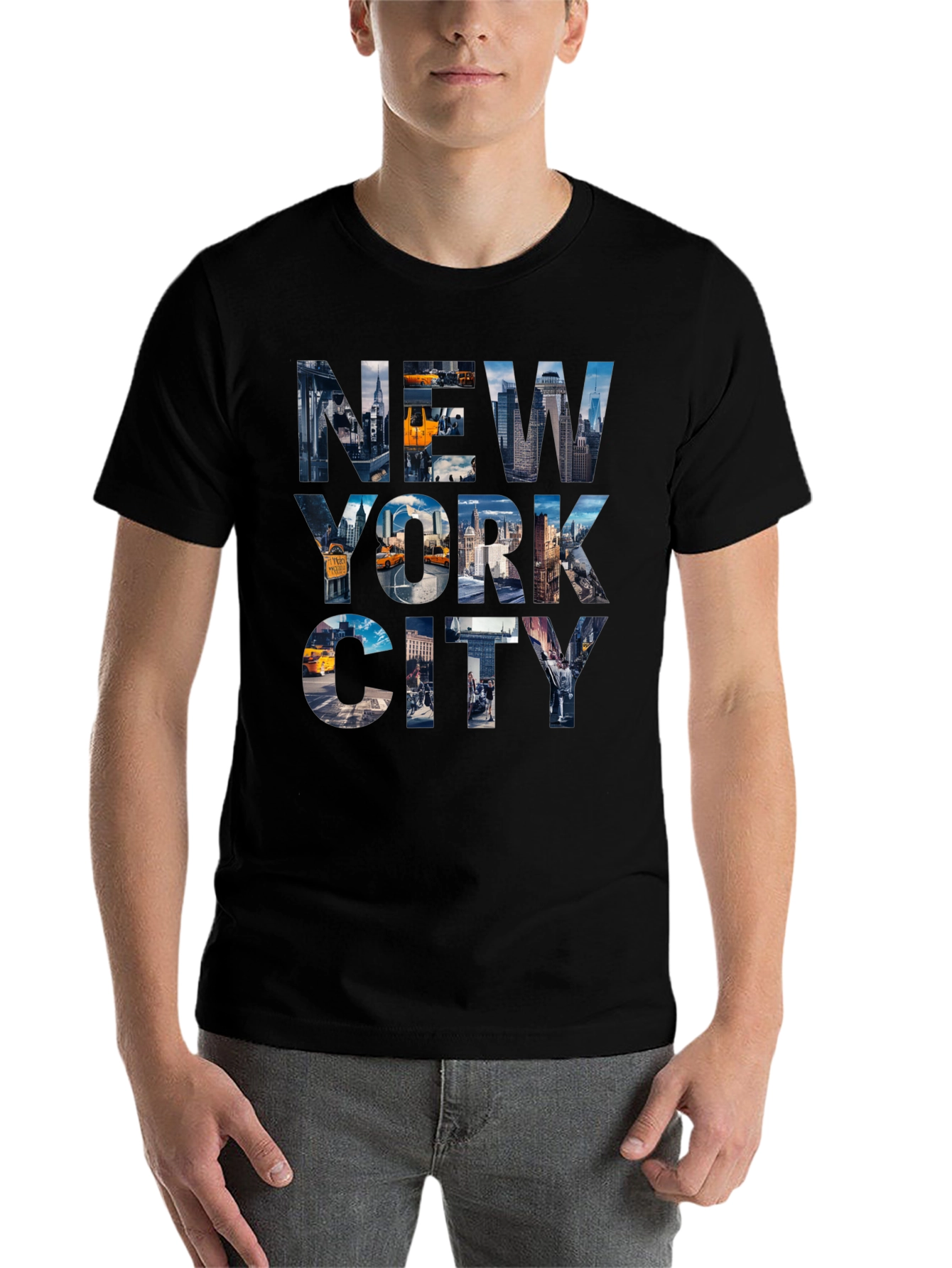Black New York City Graphic Tee - Black view 7