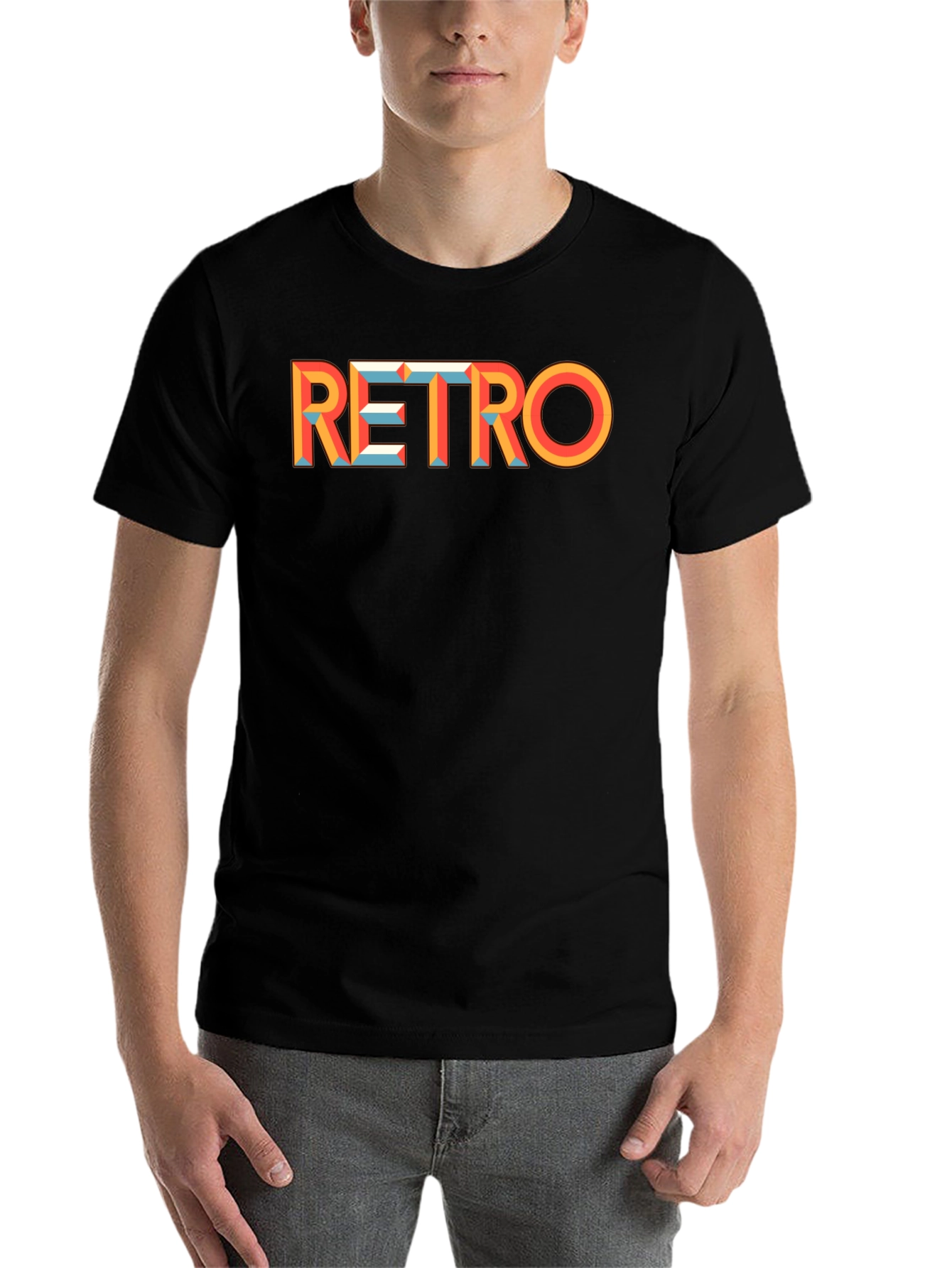 Retro Graphic Tee - Vintage Inspired Design - 7