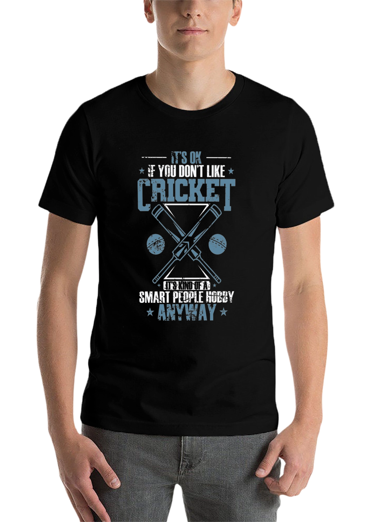 Funny Cricket Lover T-Shirt: Smart People Hobby Tee - 7