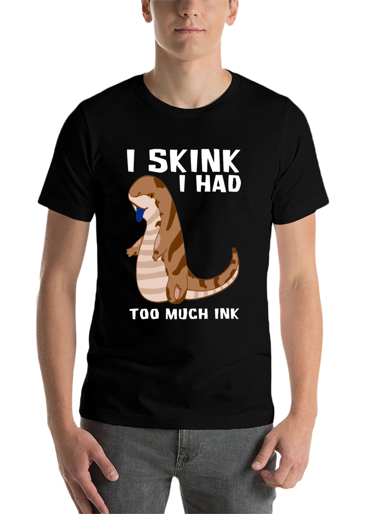 Black Skink Too Much Ink T-Shirt view 7