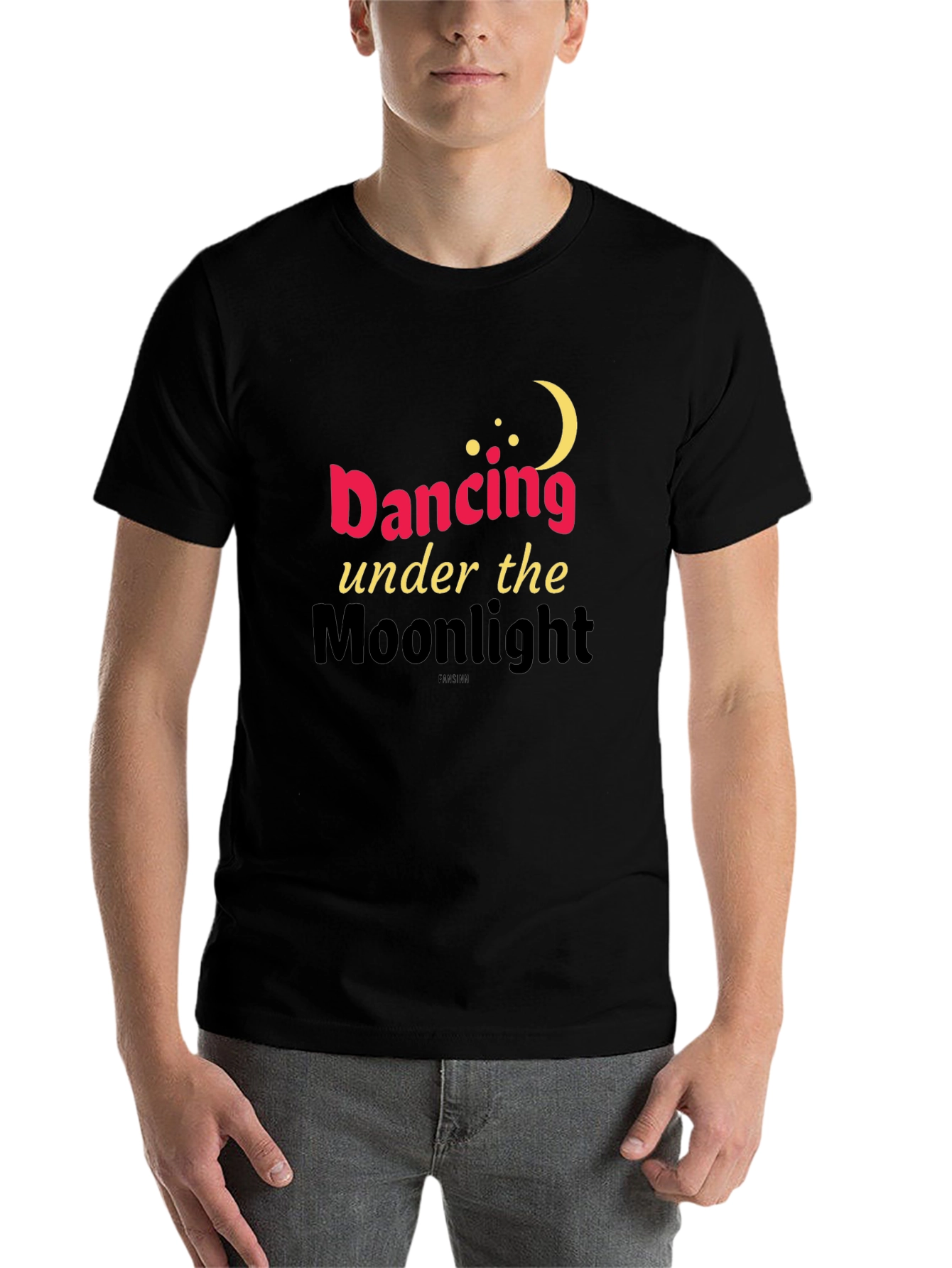 Dancing Under the Moonlight Black T-Shirt - 7