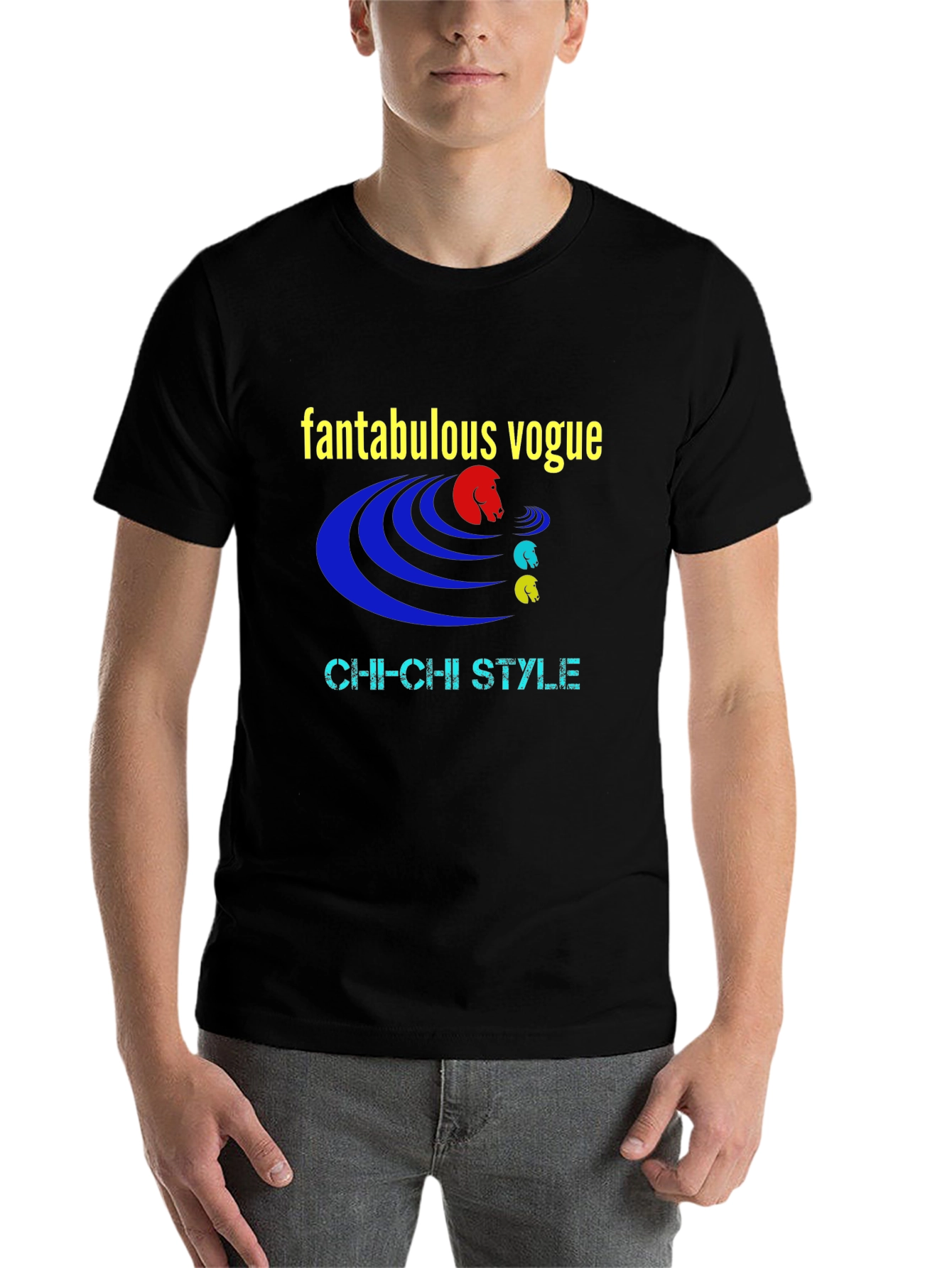 Black Fantabulous Vogue T-Shirt - Stylish Graphic Tee view 7