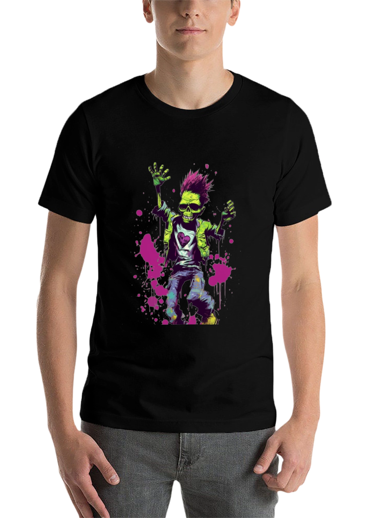 Zombie Punk T-Shirt - Unique Graphic Tee - 7