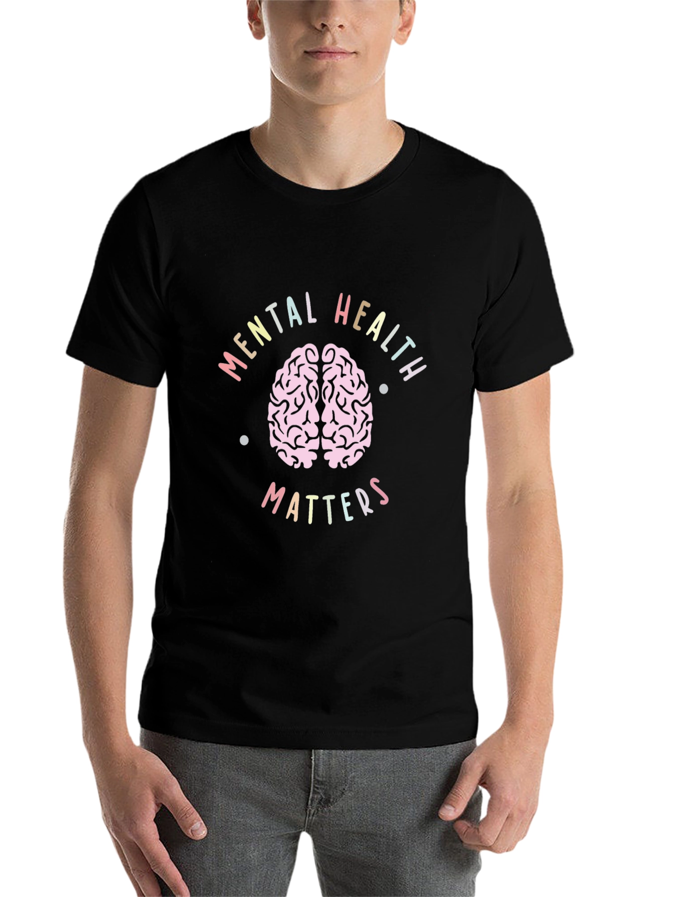 Black Mental Health Matters T-Shirt view 7