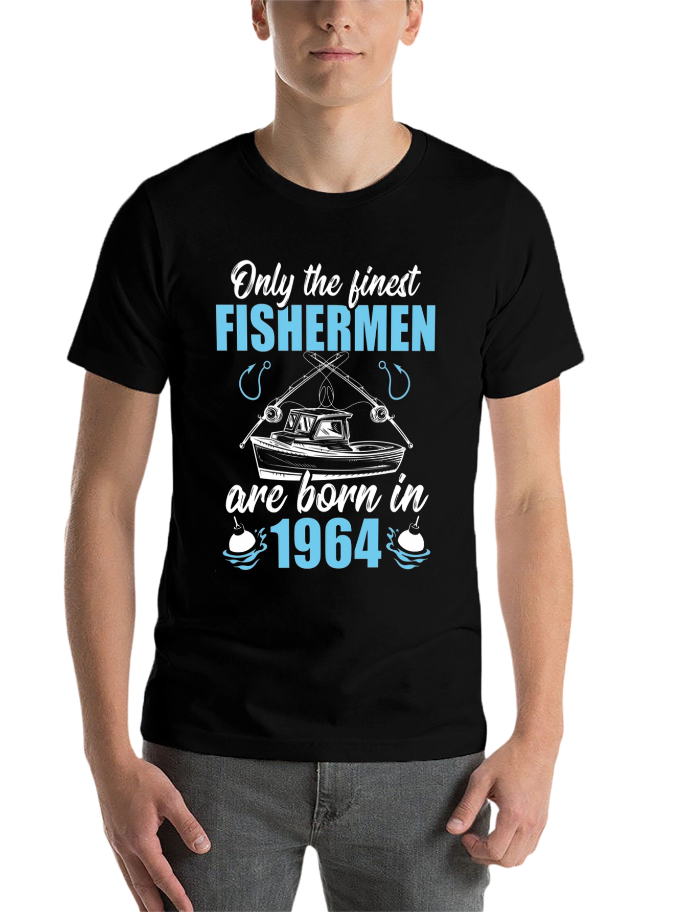 Finest Fishermen Born in 1964 T-Shirt - 7