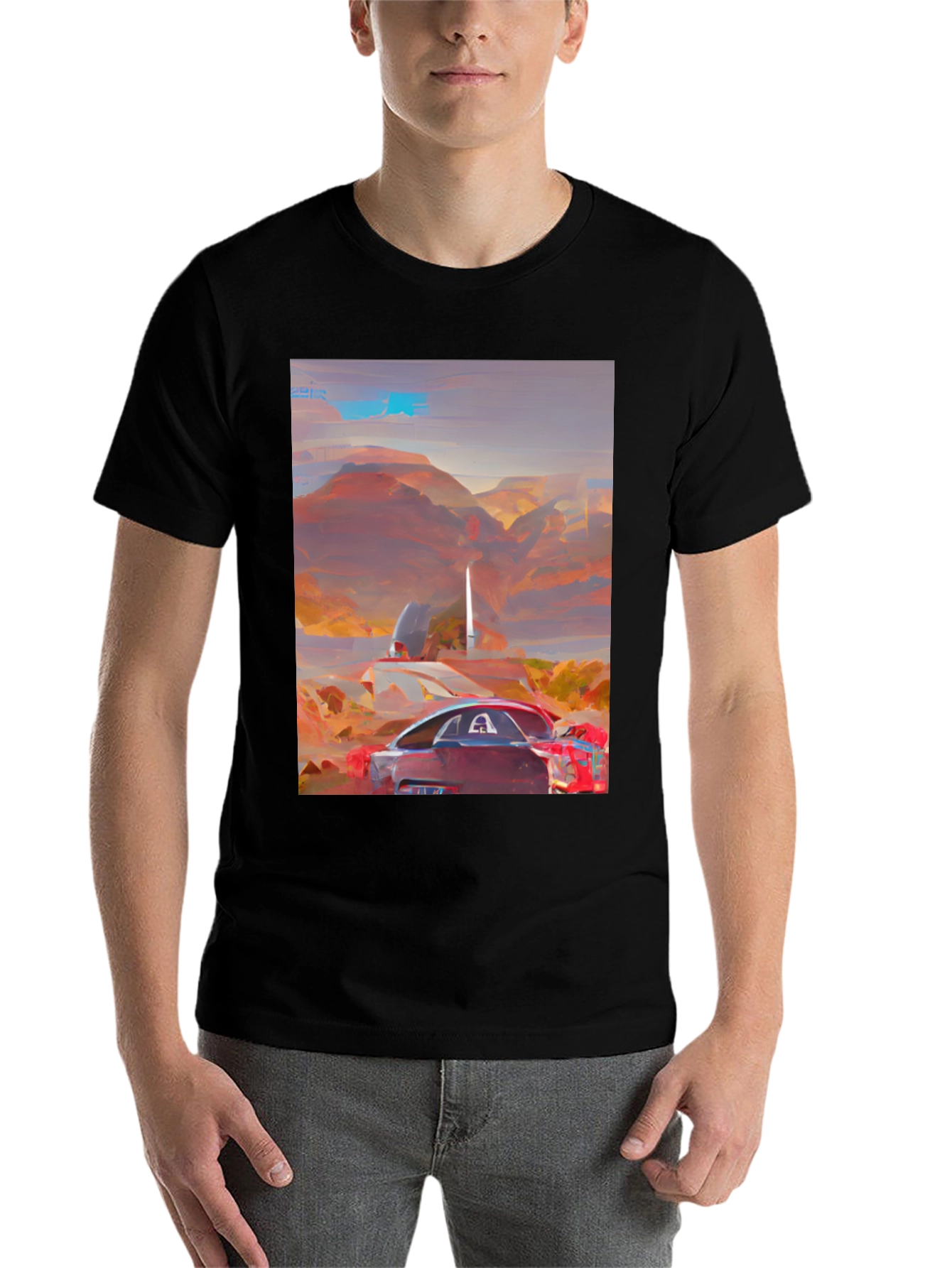 Black Desert Road Trip Graphic Tee view 7