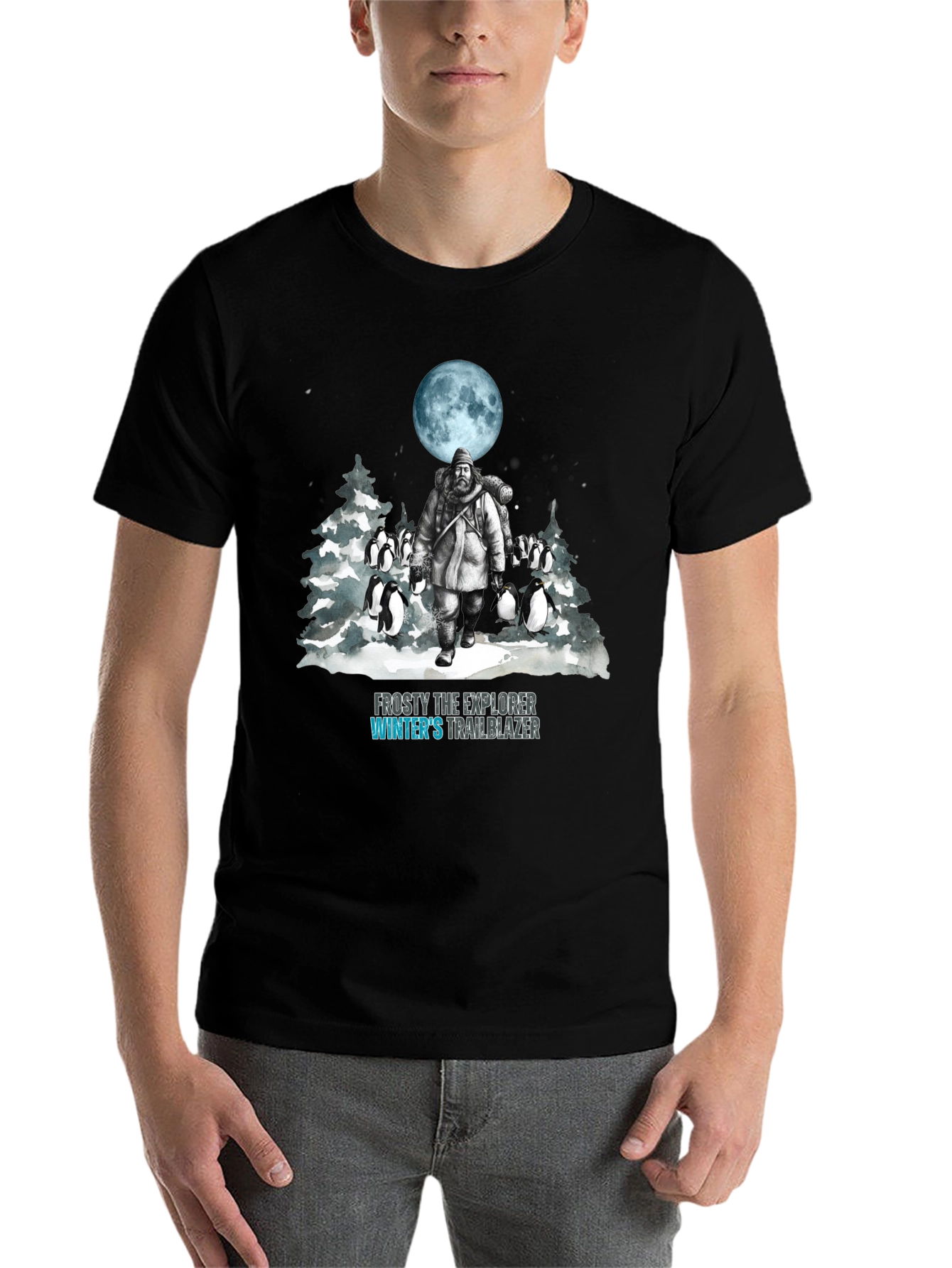 Black Frosty Explorer T-Shirt view 7