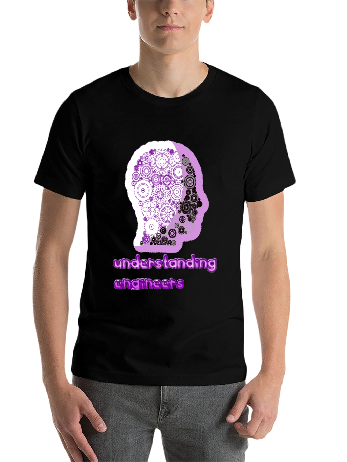 Black Engineer Mindset Graphic Tee -  Understanding Engineers view 7