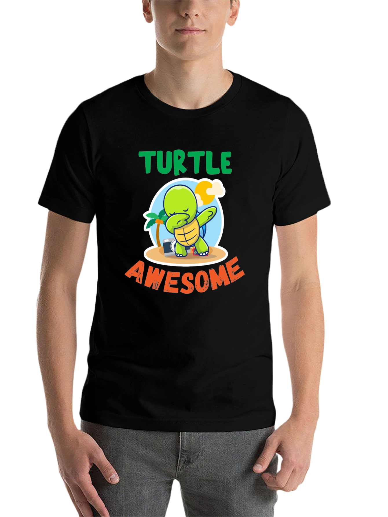 Black Turtle Awesome T-Shirt  view 7