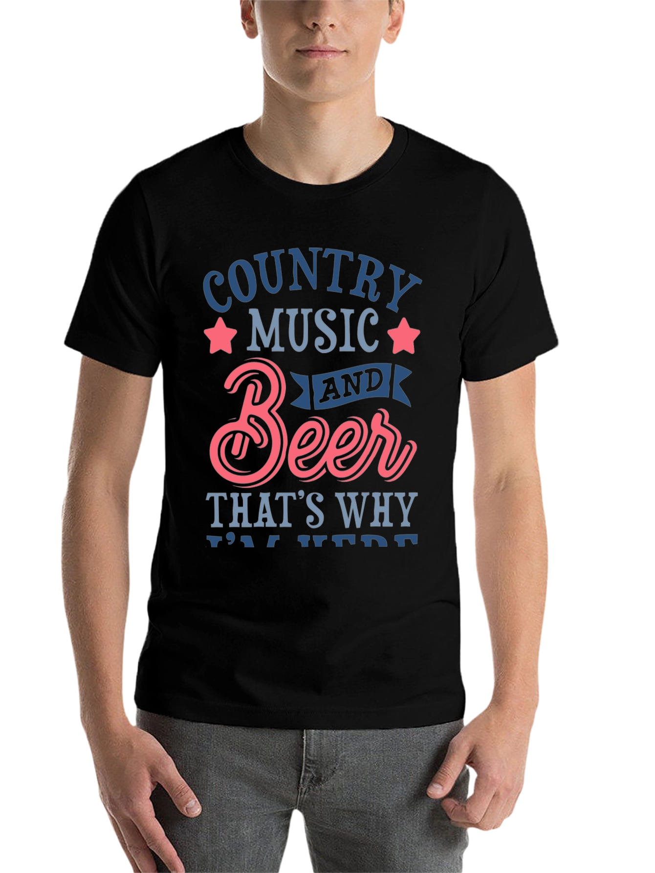 Black Country Music & Beer Graphic Tee view 7