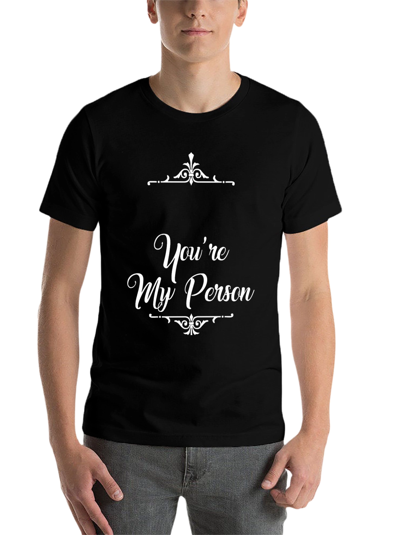 Black You're My Person Graphic Tee view 7