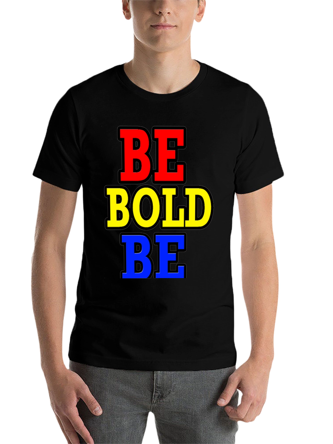 Black Be Bold Black T-Shirt view 7