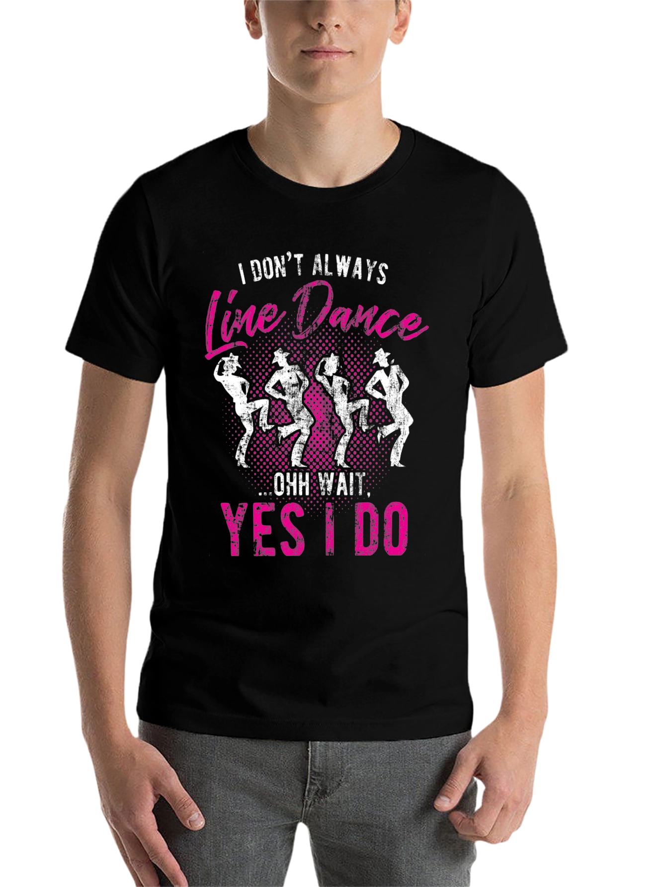 Black Line Dance Graphic Tee - I Don't Always... view 7