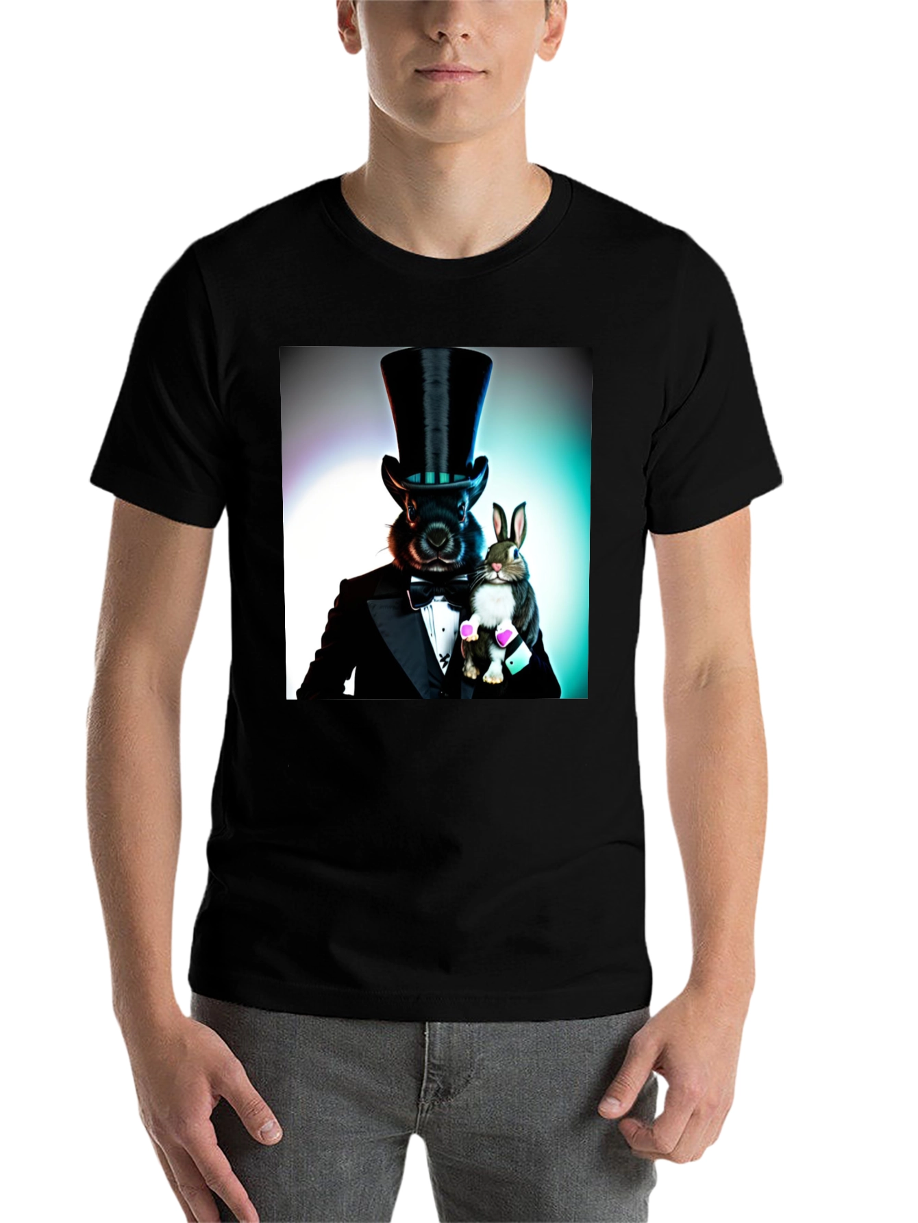Black Magical Rabbit Tee view 7