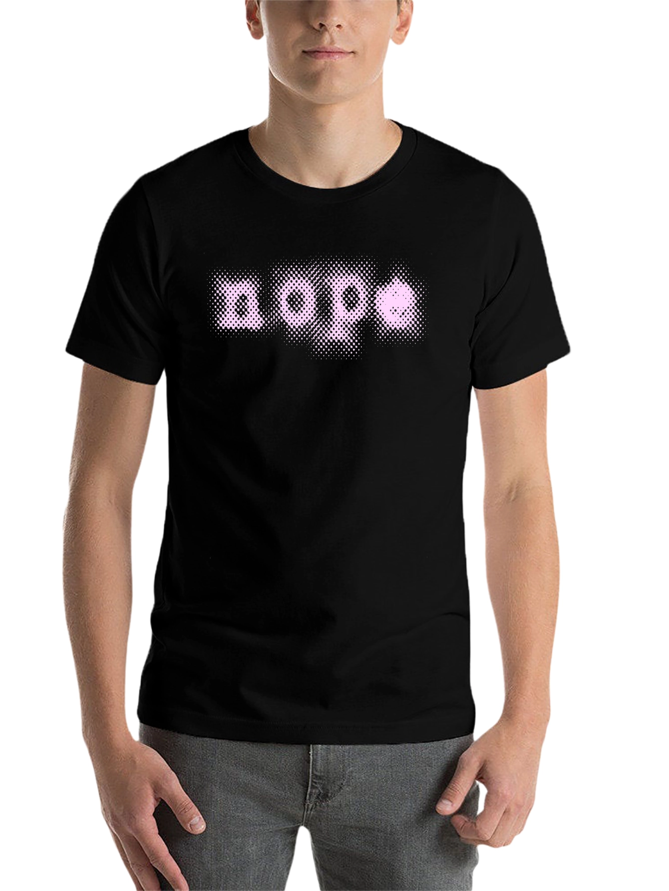 Black Nope T-Shirt - Funny Graphic Tee view 7