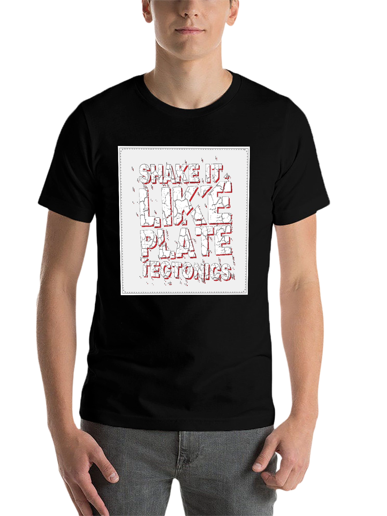 Shake It Like Plate Tectonics Graphic T-Shirt - 7