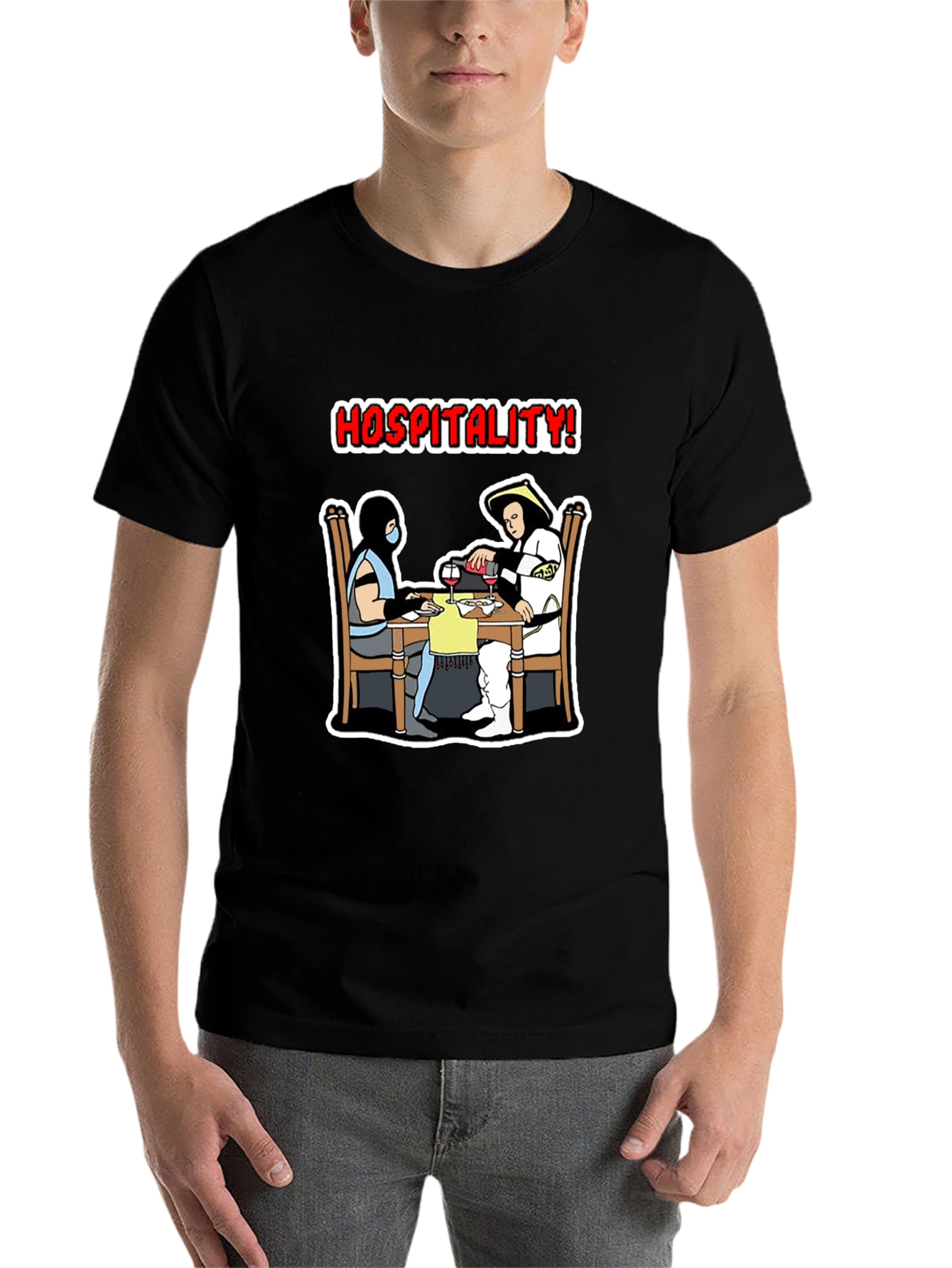 Black Hospitality Mortal Kombat T-Shirt view 7