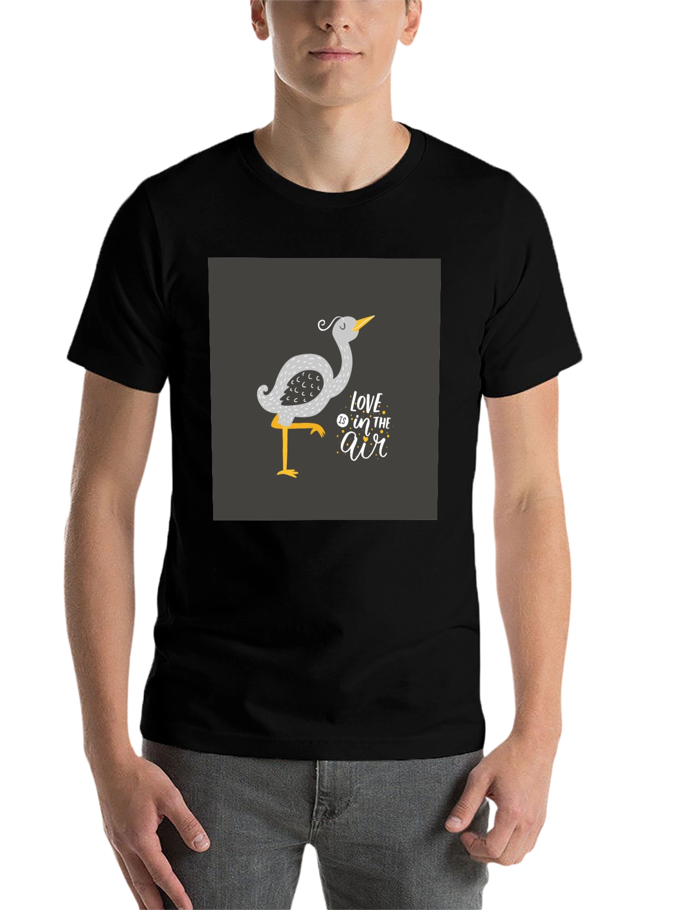 Black Love Is In The Air T-Shirt view 7
