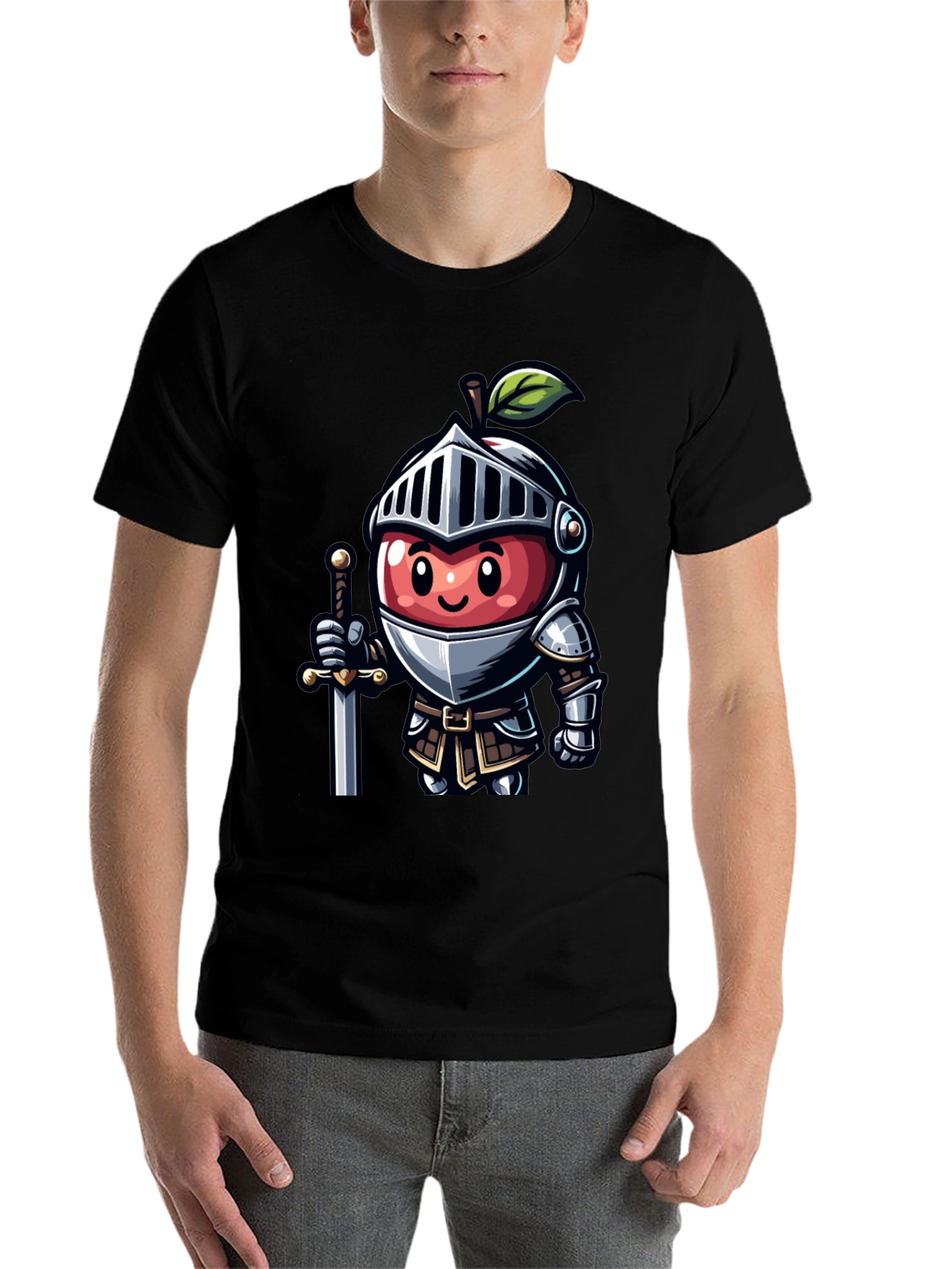 Black Apple Knight T-Shirt view 7