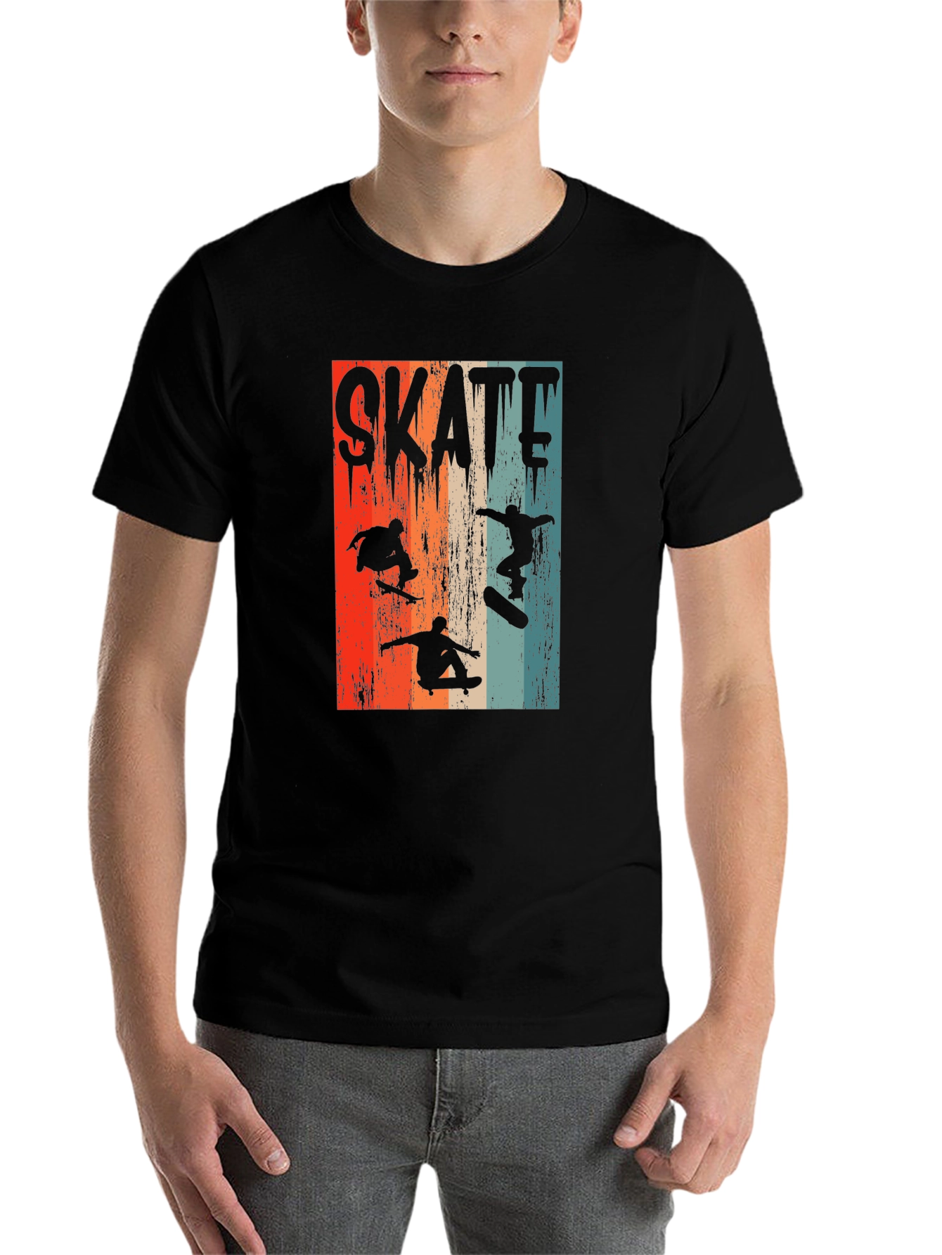 Vintage Skate T-Shirt - Retro Skateboard Design - 7