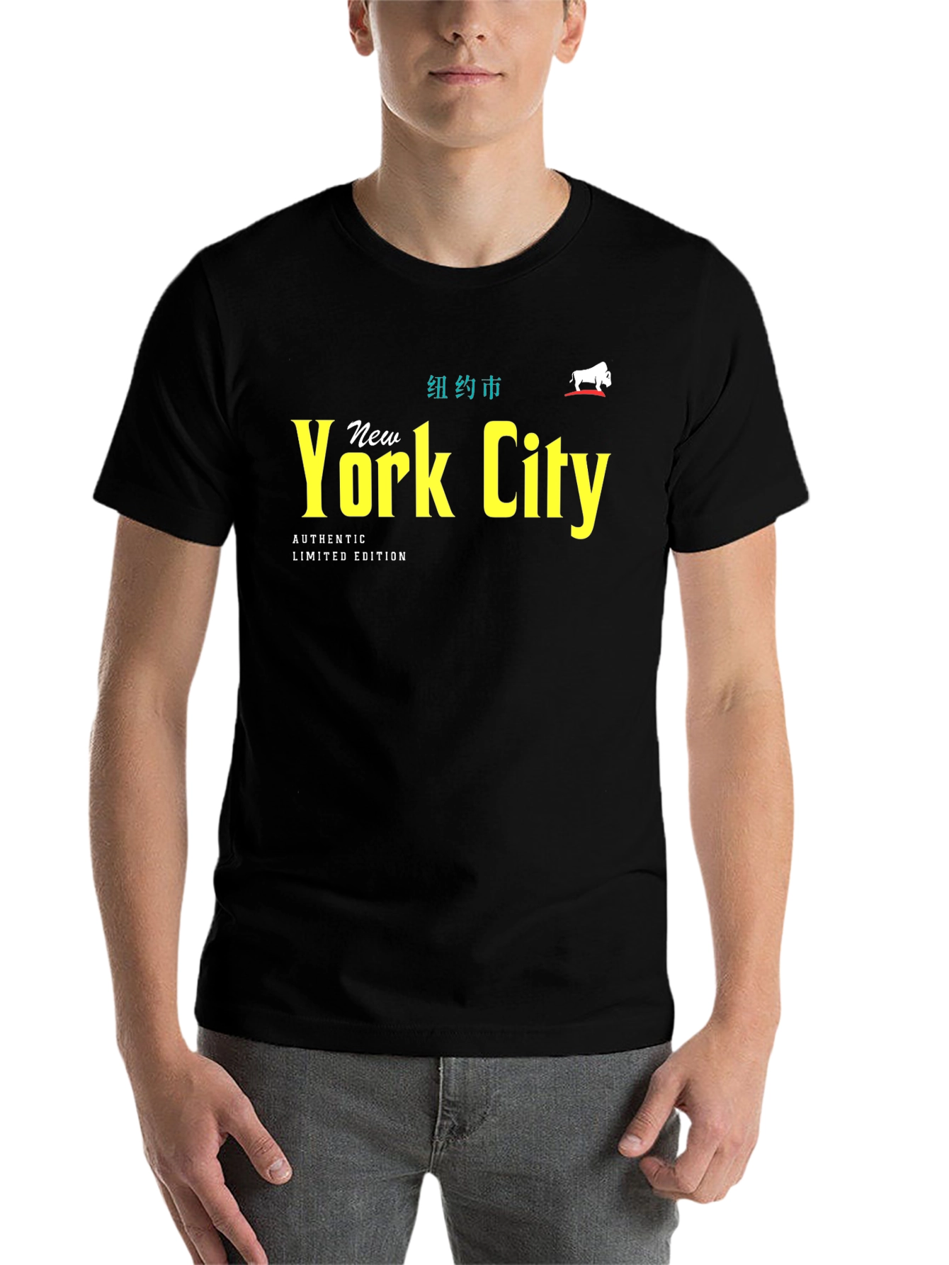 Black New York City Graphic Tee view 7