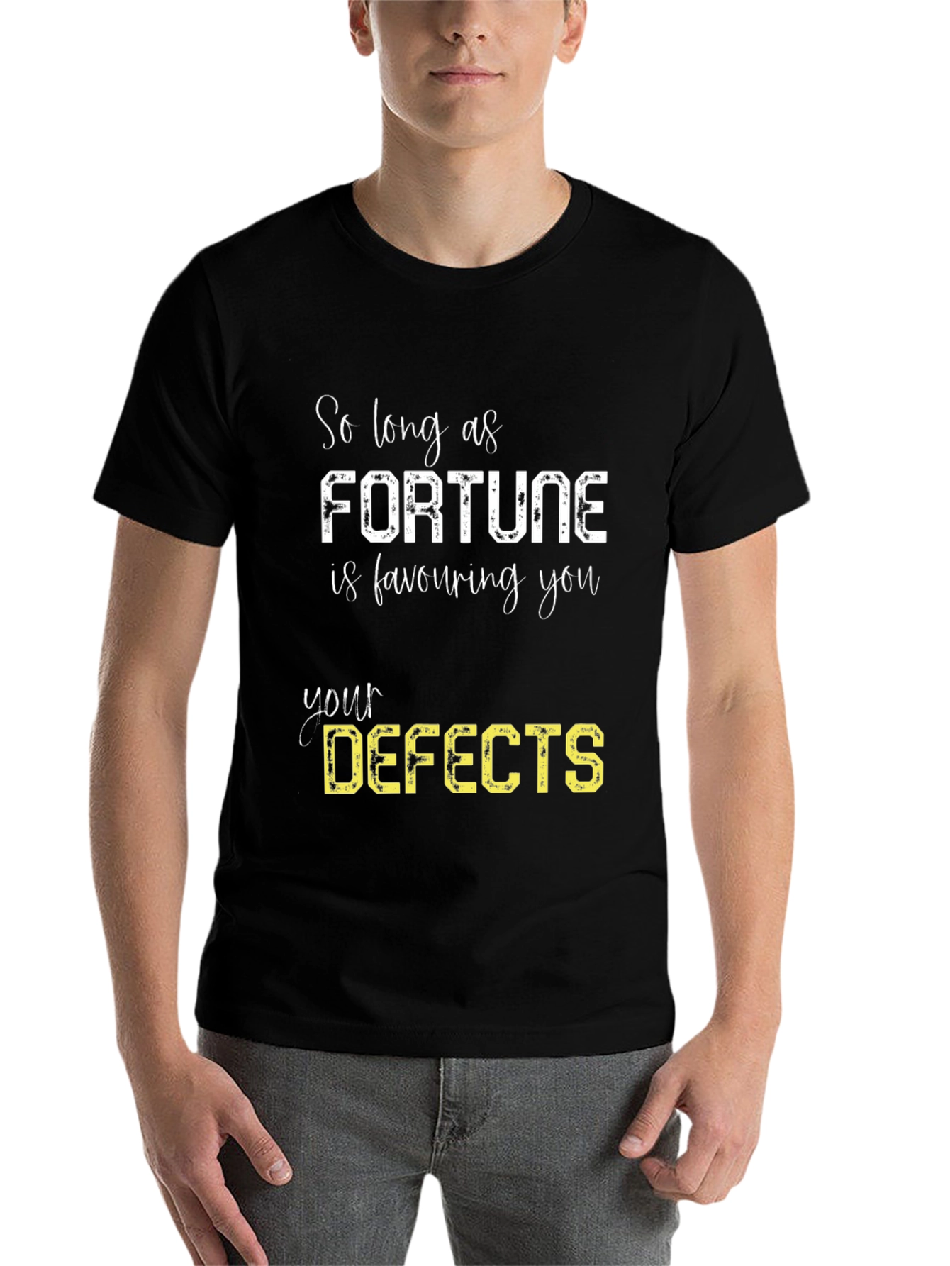 Fortune Favors Defects - Funny Graphic Tee - 7
