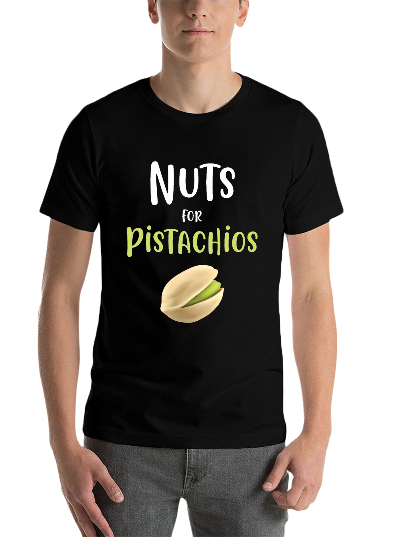 Black Nuts for Pistachios T-Shirt view 7