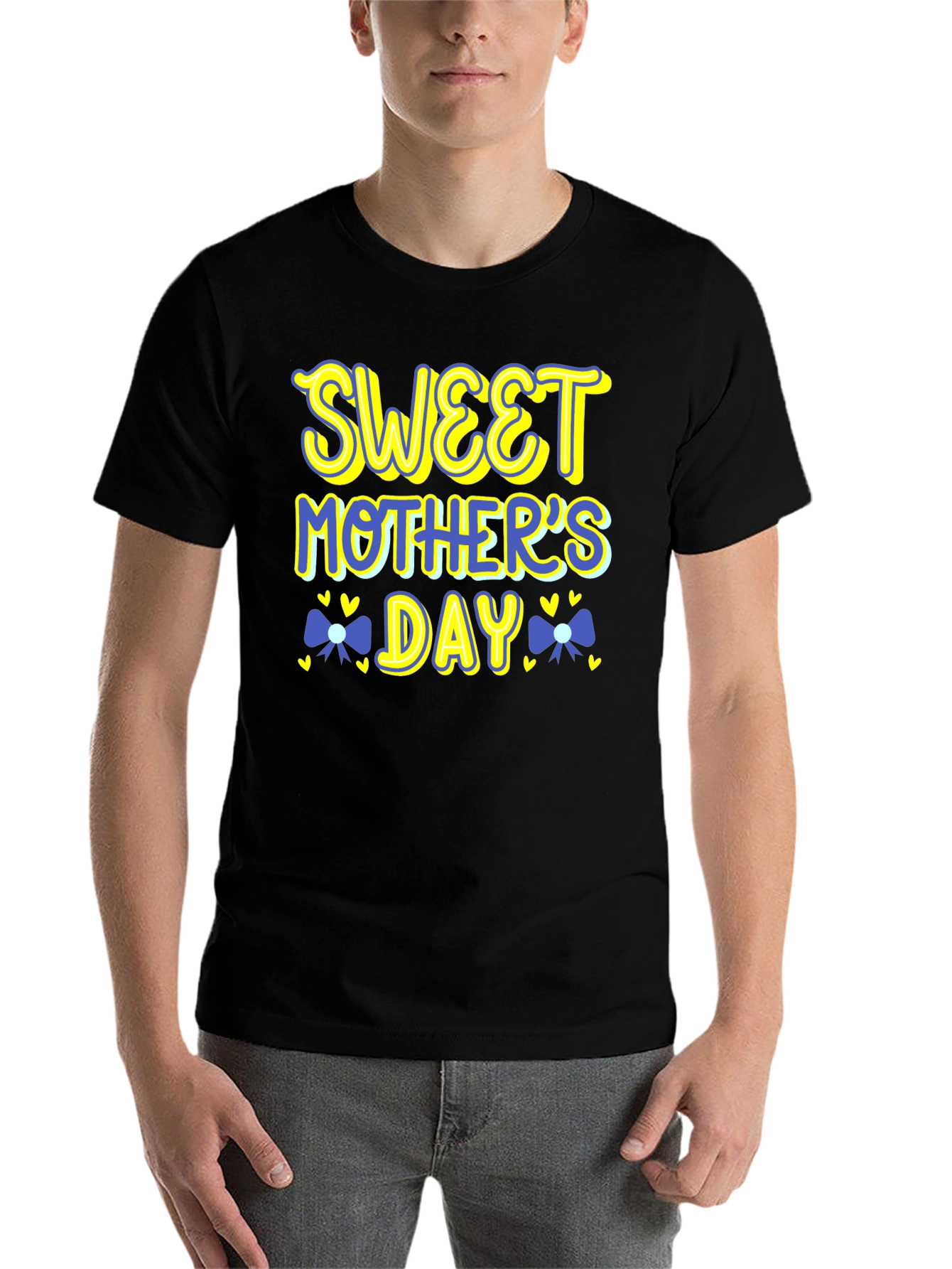 Black Sweet Mother's Day Graphic Tee view 7