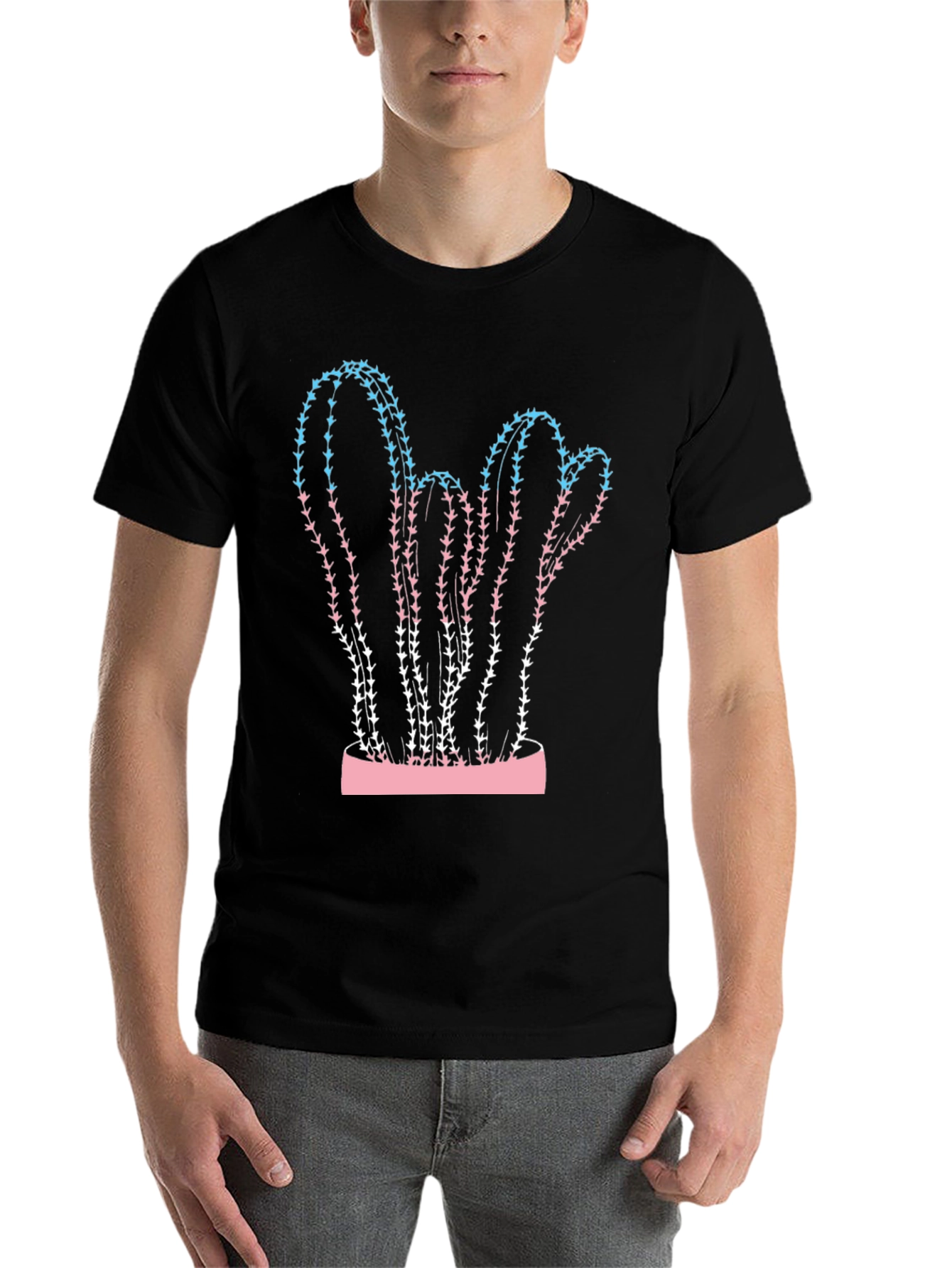 Transgender Pride Cactus T-Shirt - 7