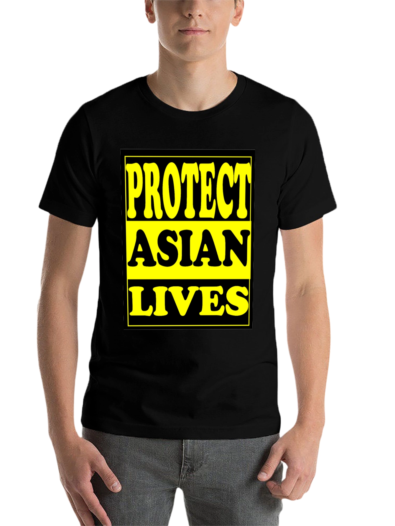 Black Protect Asian Lives Graphic Tee view 7