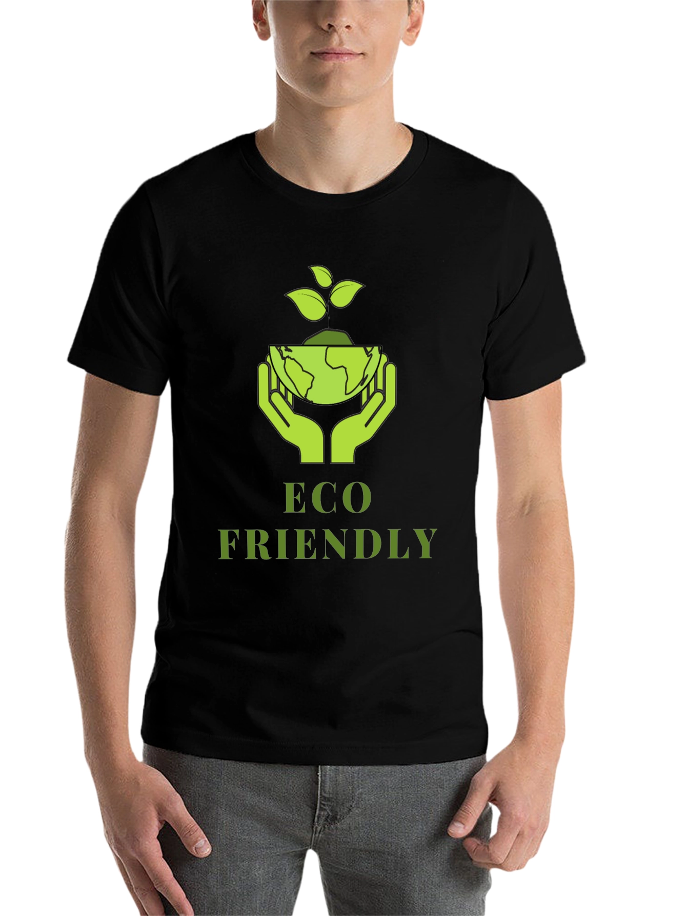 Eco Friendly Graphic Print T-Shirt - 7