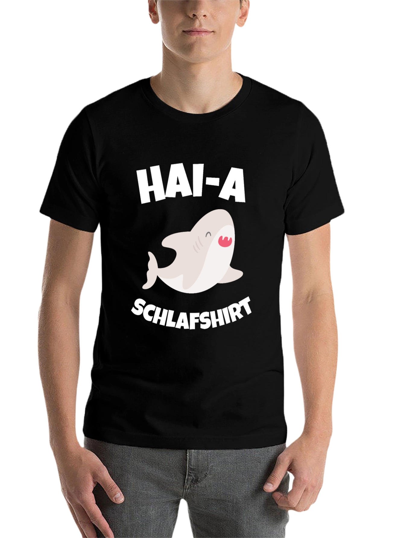 Black Hai-A Schlafshirt Graphic T-Shirt view 7