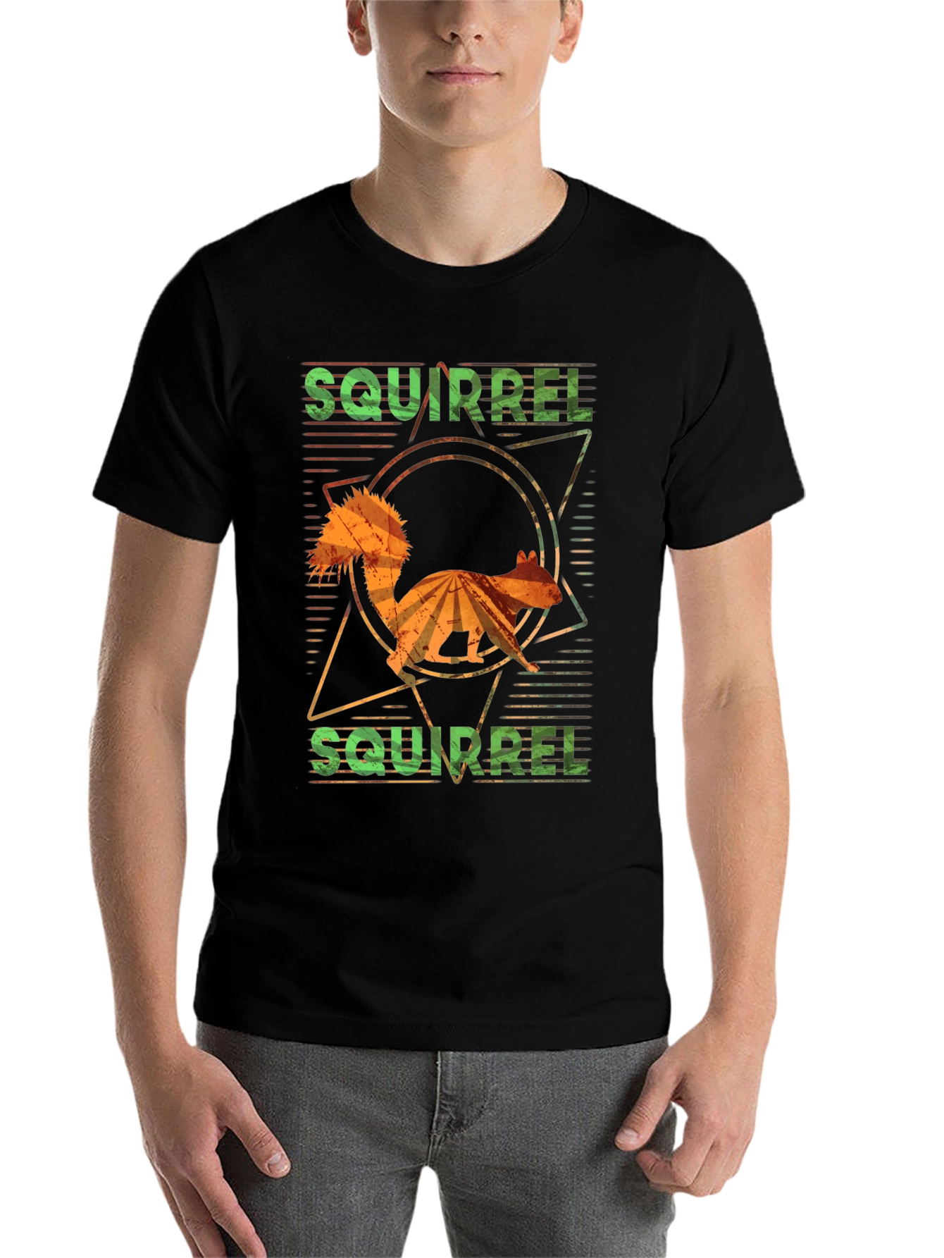 Black Squirrel Graphic Tee - Unique Design view 7