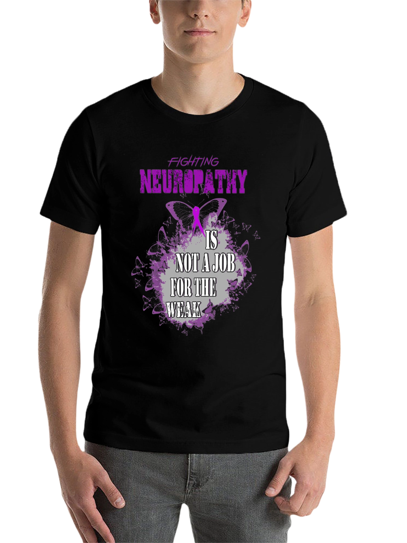 Neuropathy Awareness T-Shirt: Fighting Neuropathy - 7