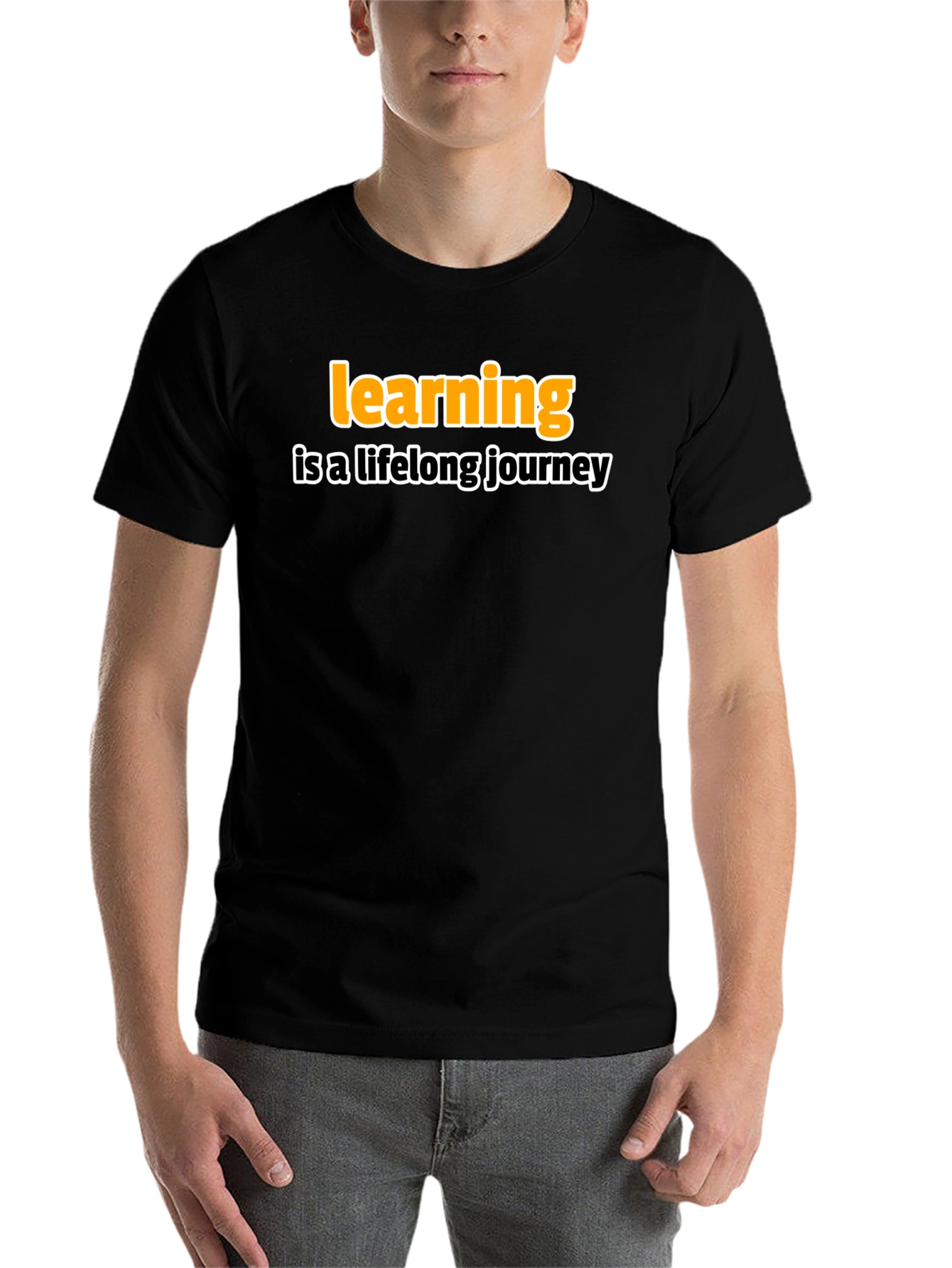 Black Learning is a Lifelong Journey T-Shirt view 7