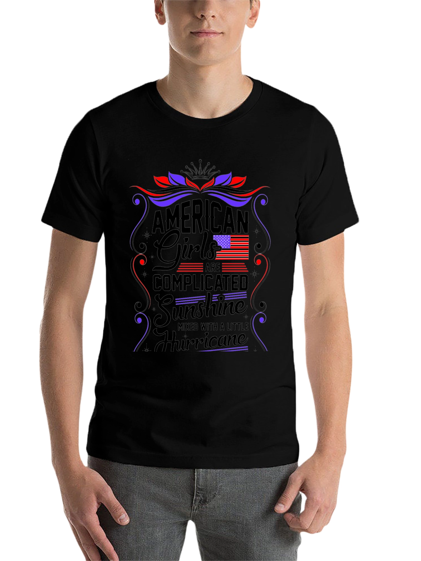 Black American Girls T-Shirt view 7