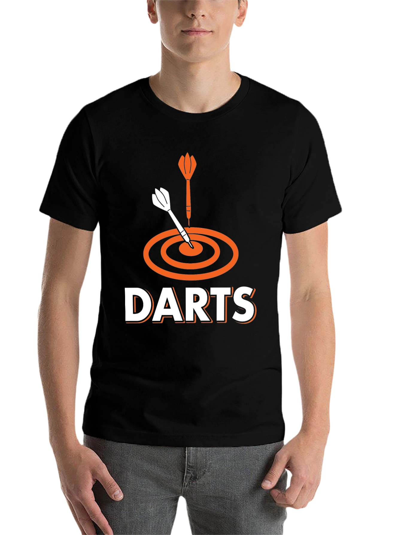 Black Darts Graphic Tee - Black view 7
