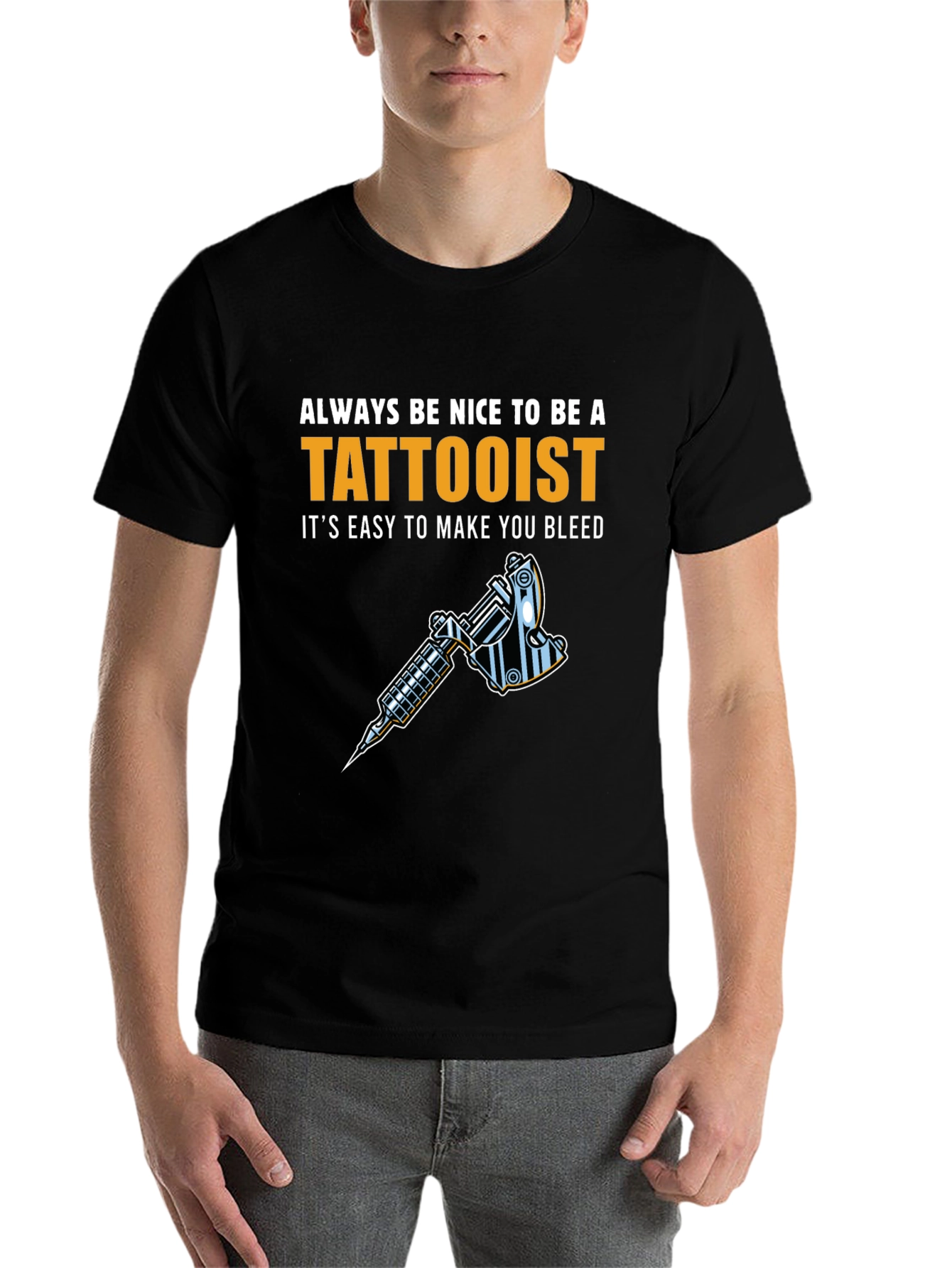 Tattoo Artist T-Shirt - Always Be Nice Tattooist Graphic Tee - 7